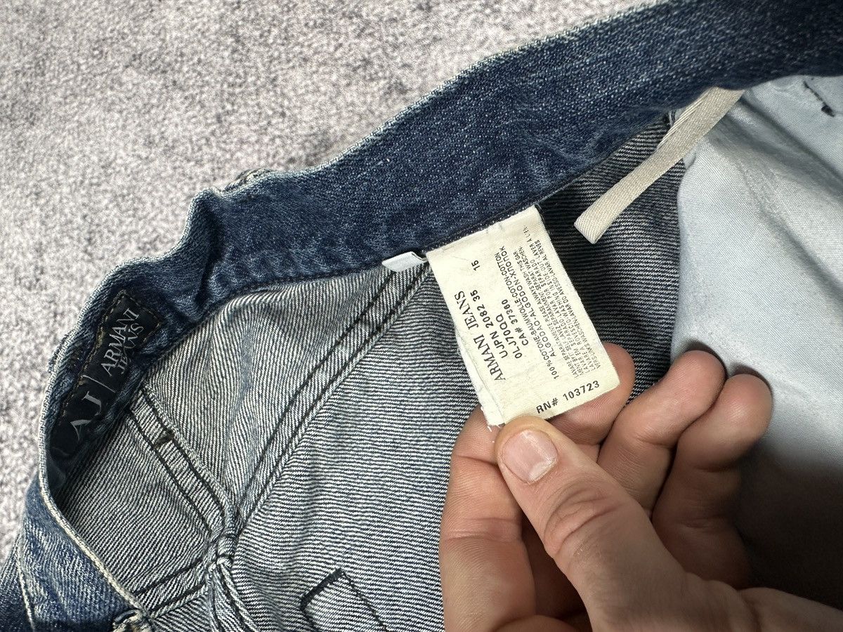 Armani Y2K Vintage Armani Jeans Logo Pants Streetwear Casual VTg M Size US 33 - 7 Thumbnail