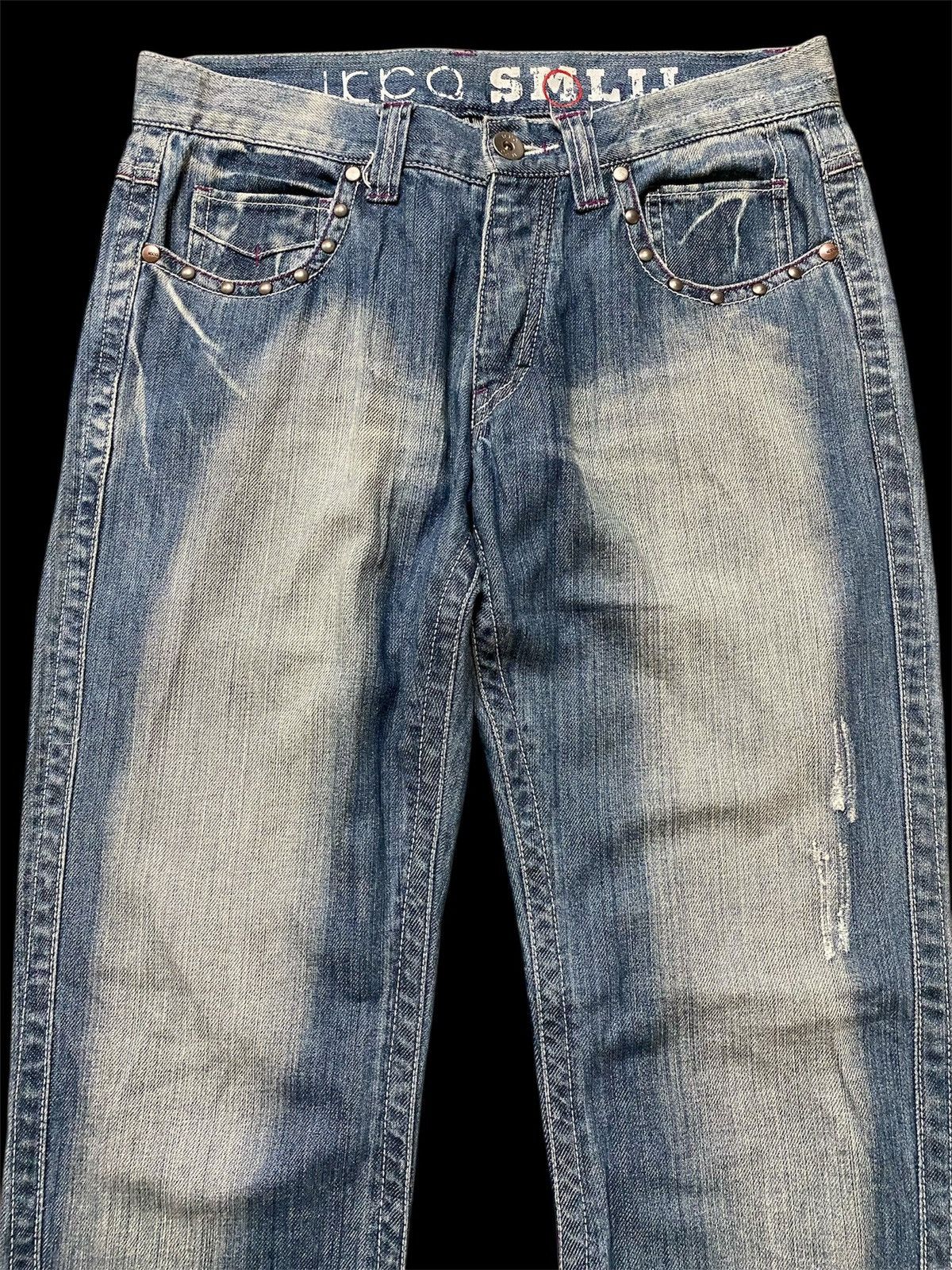 Japanese Brand Flare Jeans Japanese Icca Washed Blue Vintage Size US 31 - 8 Thumbnail