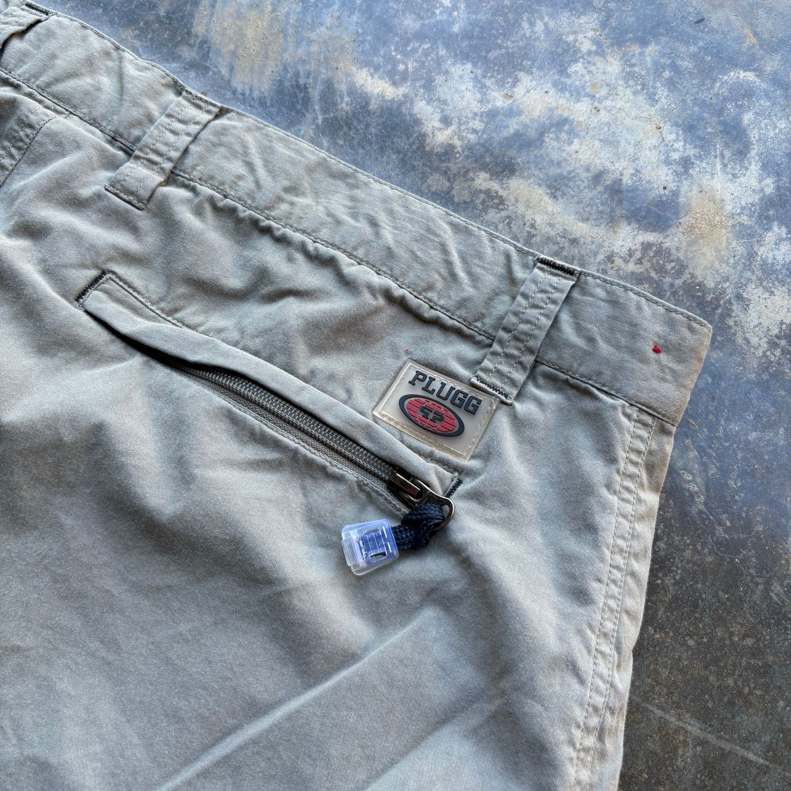 Vintage Vintage Baggy Plugg Jeans Parachute Style Pants Size US 38 / EU 54 - 2 Thumbnail