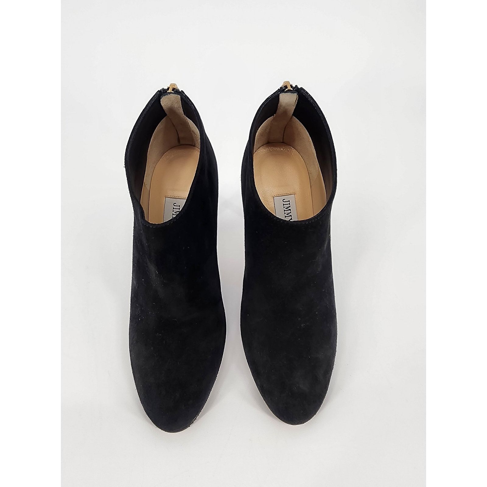 Jimmy Choo Jimmy Choo Black Suede Ankle Booties Women's Size 34.5 Size US 4.5 / IT 34.5 - 10 Thumbnail