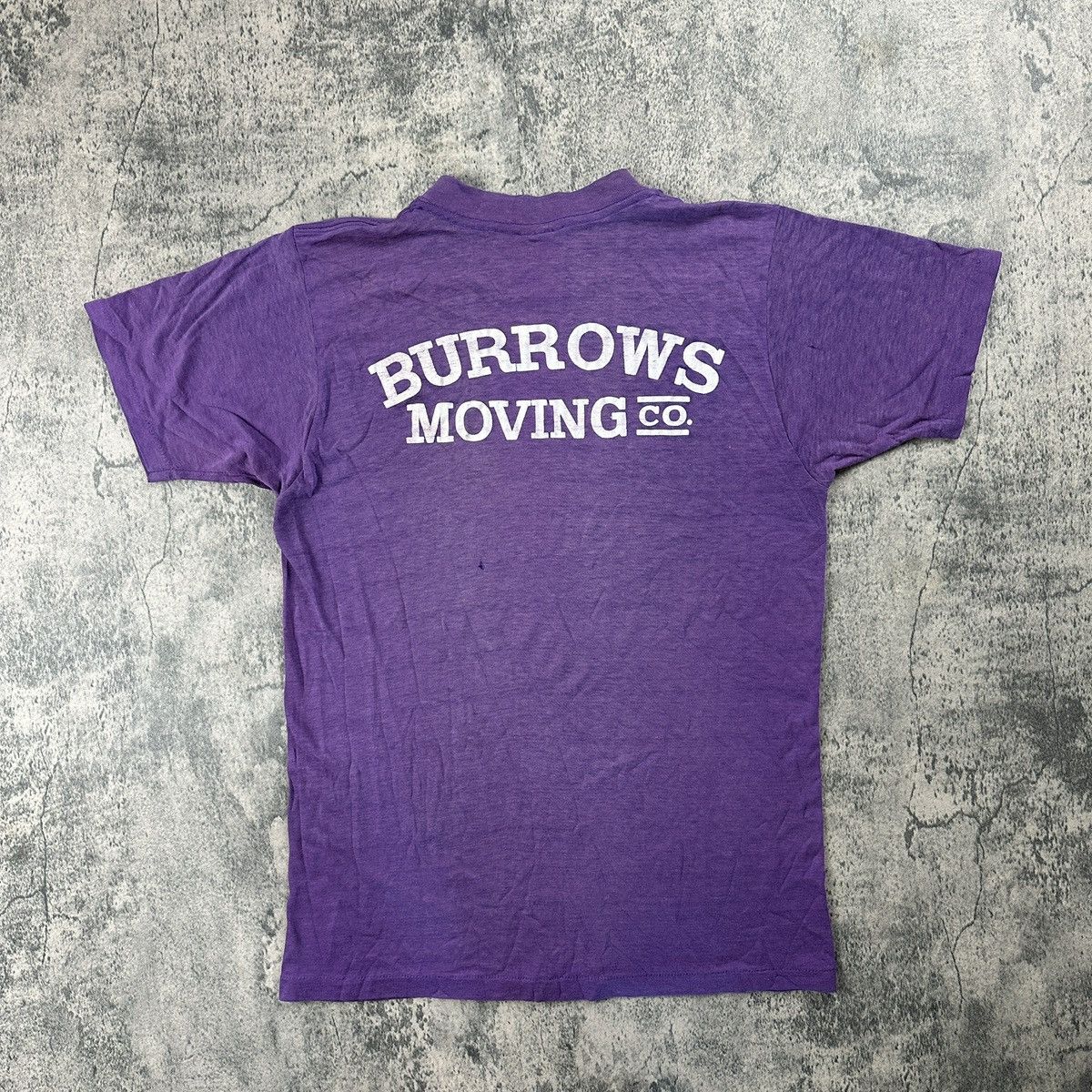 Other × Vintage Vintage 80s Faded Moving Tee Single Stitched Size US M / EU 48-50 / 2 - 1 Thumbnail