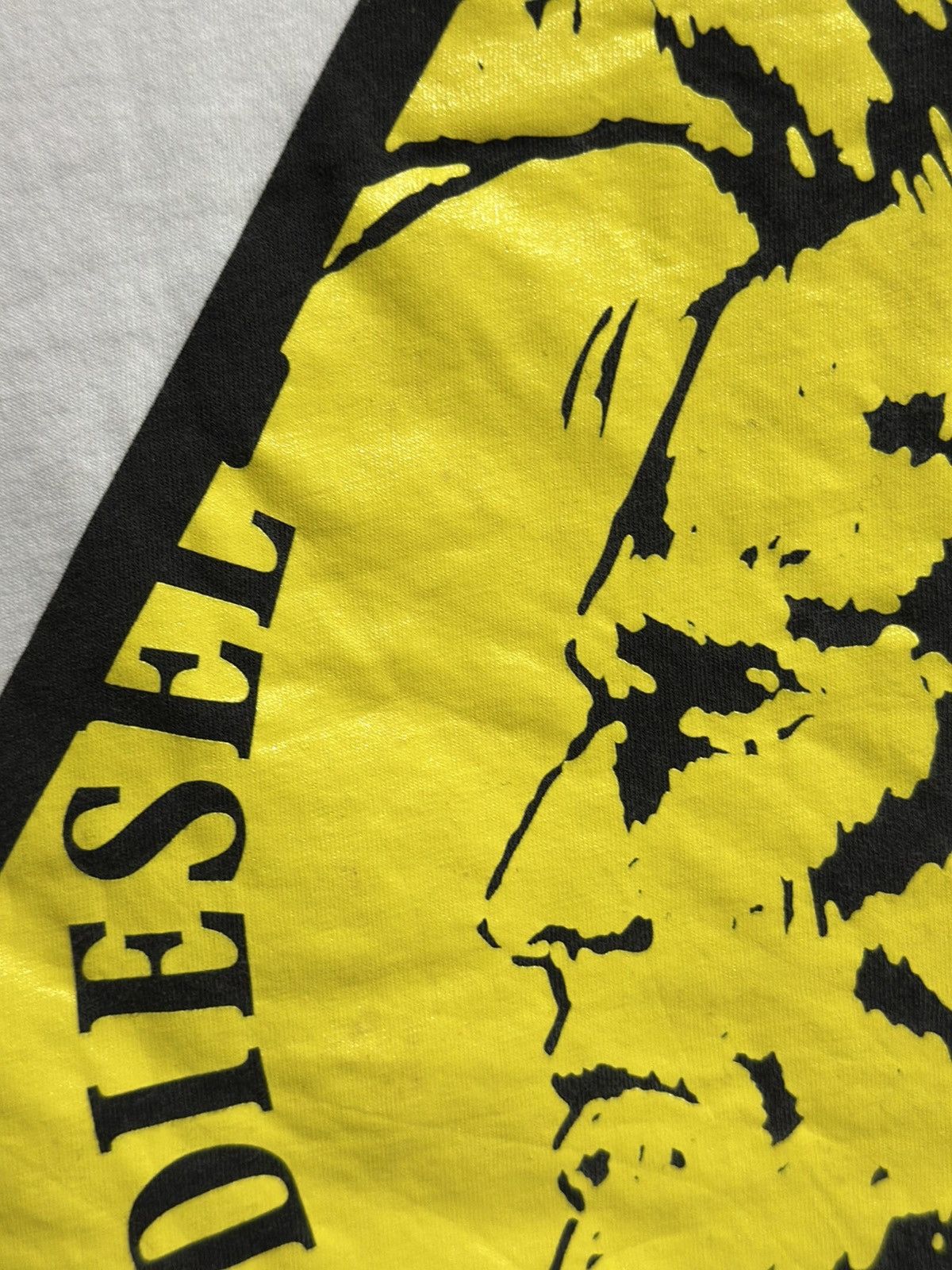 Diesel × Vintage Vintage Diesel Caution! Mind Your Head Faded Tee Size US M / EU 48-50 / 2 - 3 Thumbnail