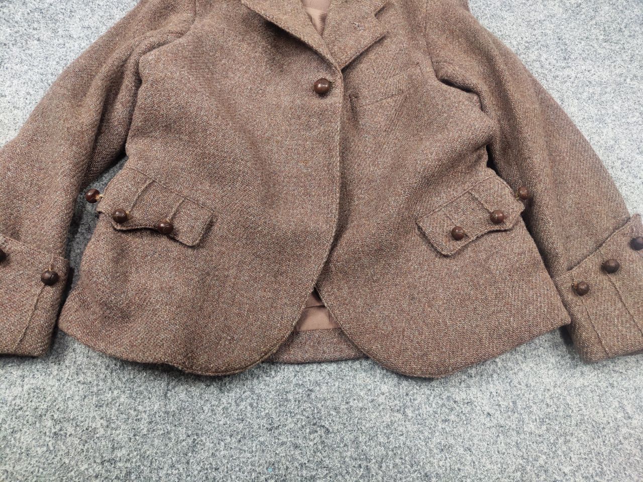 Harris Tweed Harris Tweed Scotland Vintage 50's Wool Blazer Jacket Size S / US 4 / IT 40 - 7 Thumbnail