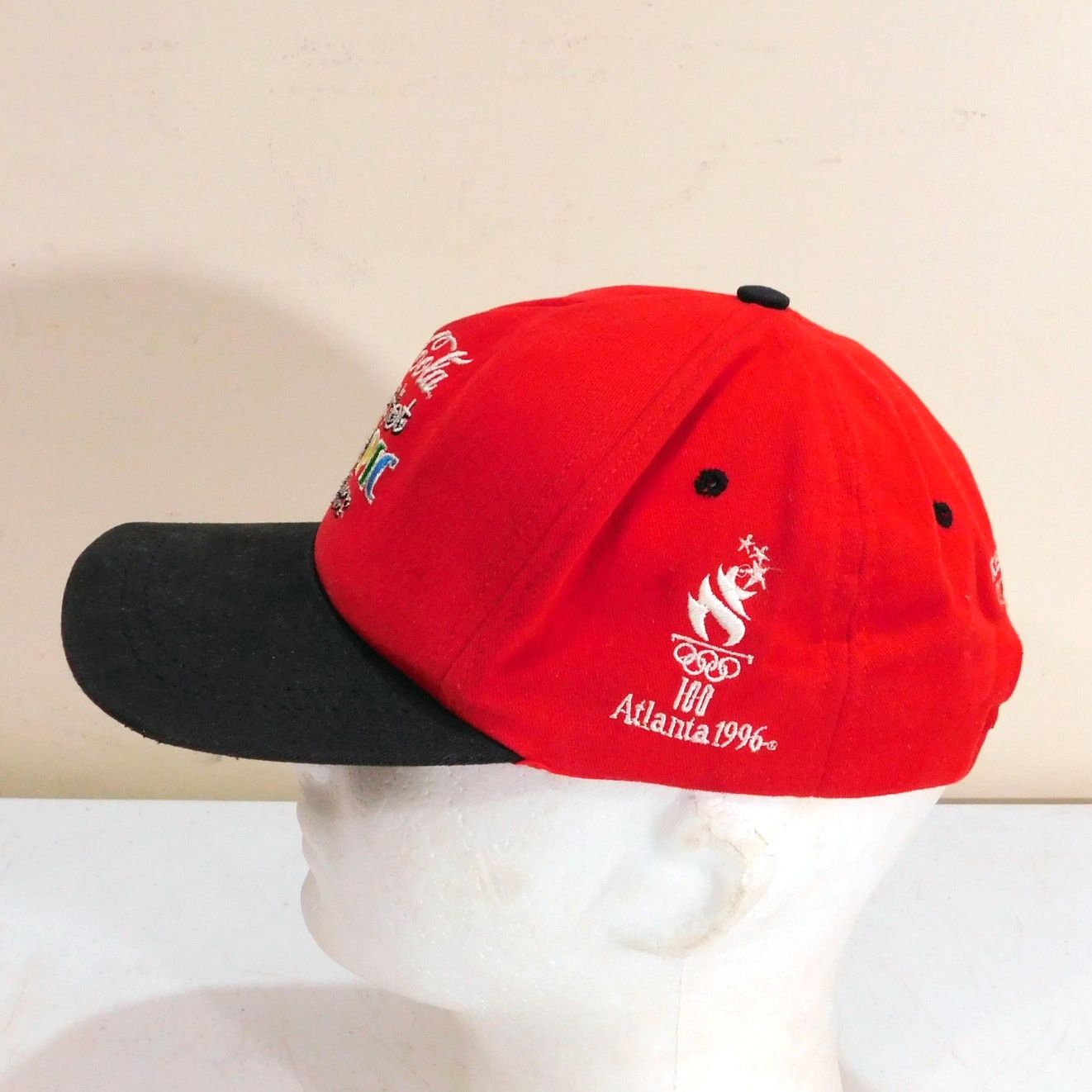 Starter Starter Coca Cola Hat Atlanta 1996 Olympics Washed Reshaped Size ONE SIZE - 6 Thumbnail