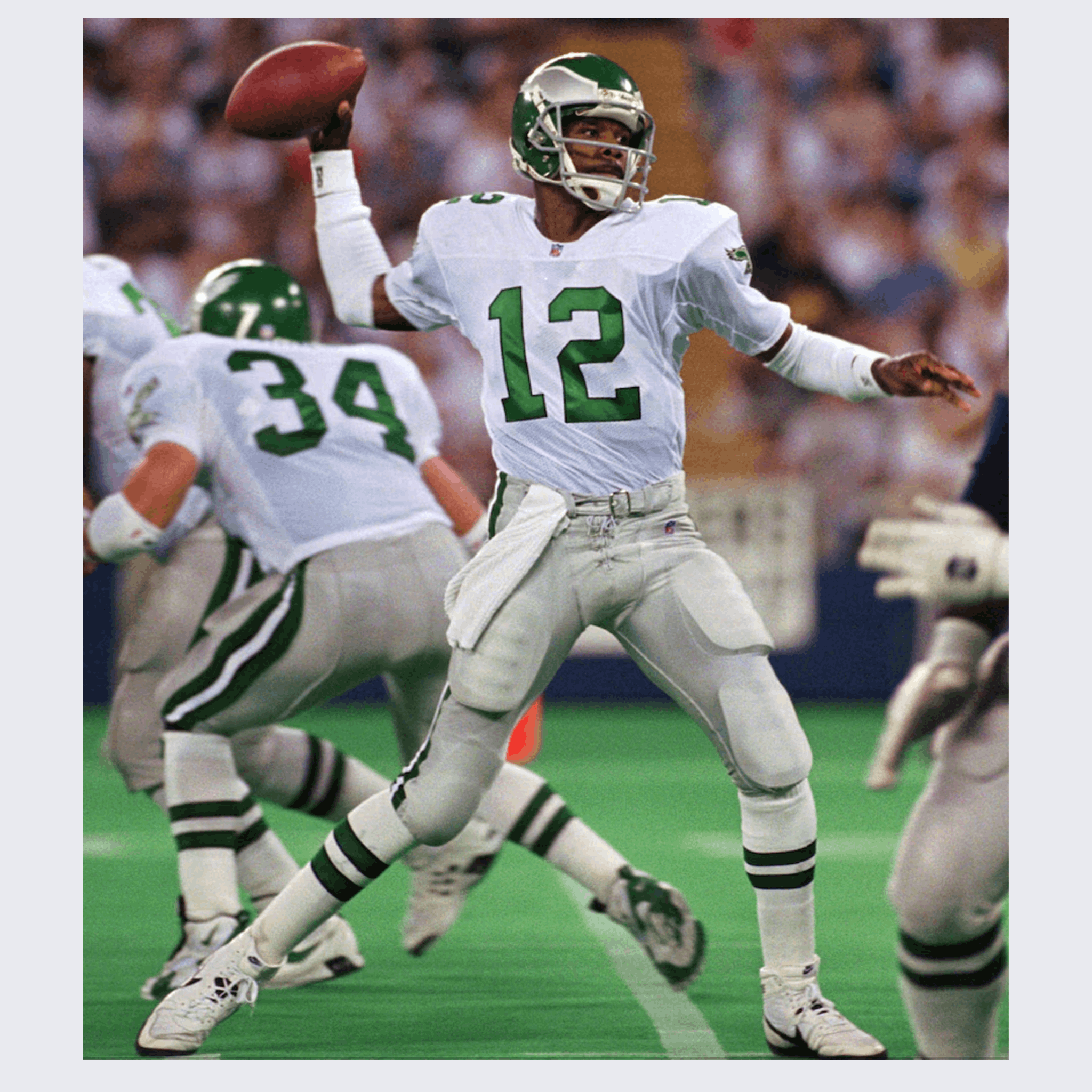 NFL Philadelphia Eagles Vintage 80s Cunningham Rawlings Jersey Size US XL / EU 56 / 4 - 3 Thumbnail