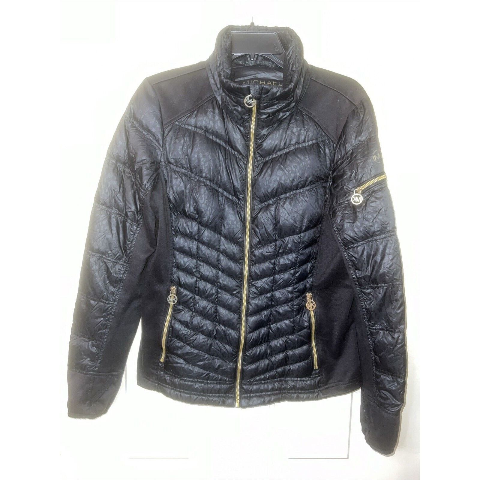 Michael Kors Michael Kors Women’s Windbreaker Black Medium Puffer Jacket Size M / US 6-8 / IT 42-44 - 1 Thumbnail