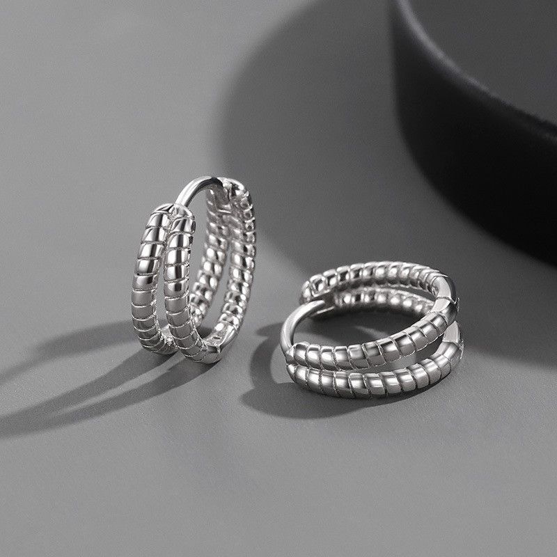 Jewelry Matchless Earrings One Pairs Chrome Jewelry Size ONE SIZE - 2 Thumbnail