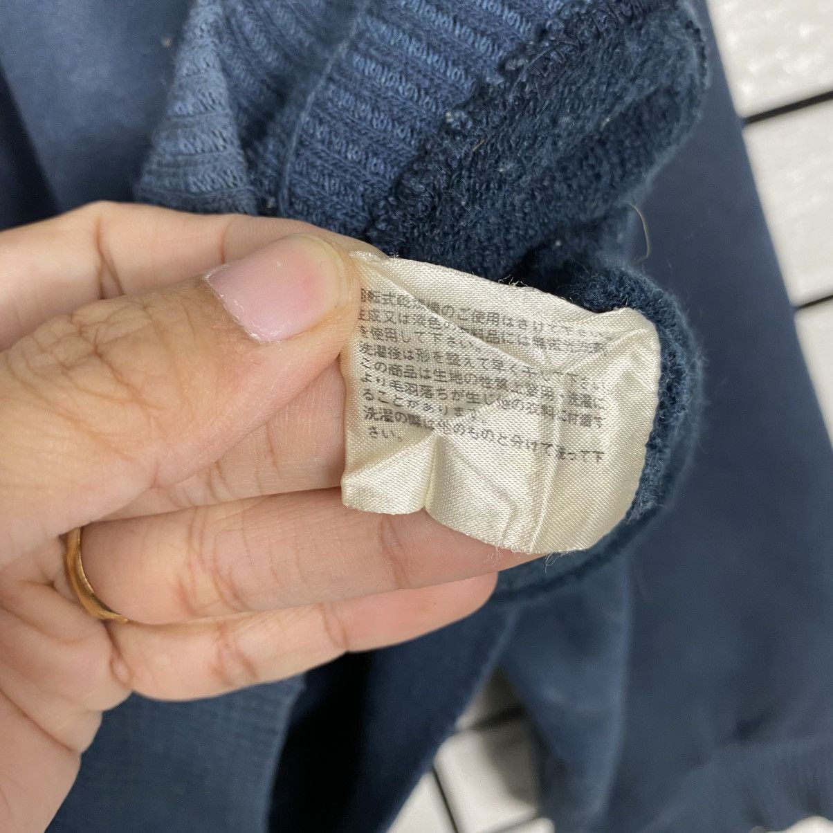 Japanese Brand 📌Vintage Sweatshirt Hiroko Koshino Homme Big Logo Size US L / EU 52-54 / 3 - 18 Thumbnail