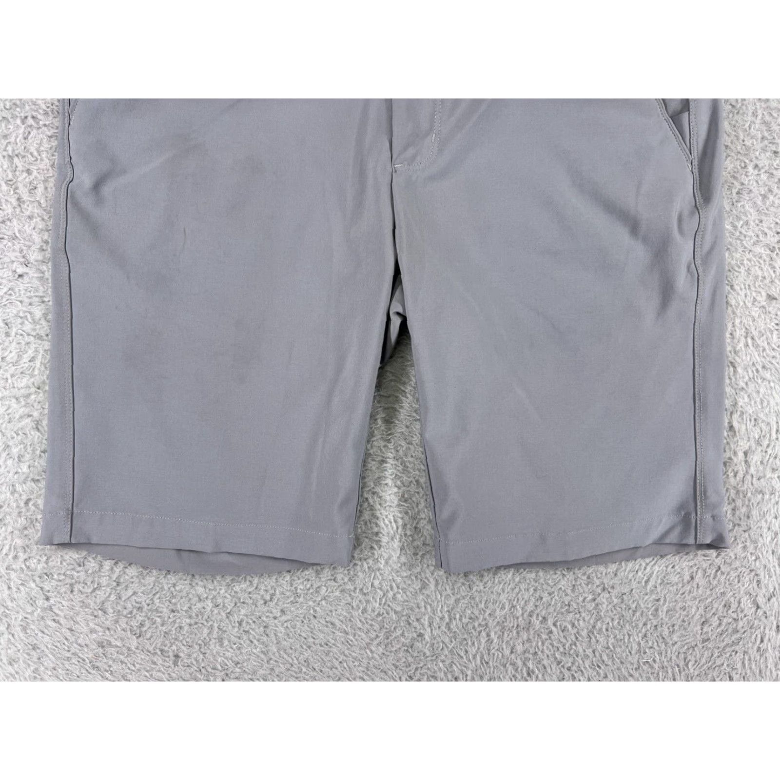 Vintage Greg Norman Shorts Mens 30 Gray Golf Comfort Waistband Polyester Blend Size US 30 / EU 46 - 7 Thumbnail