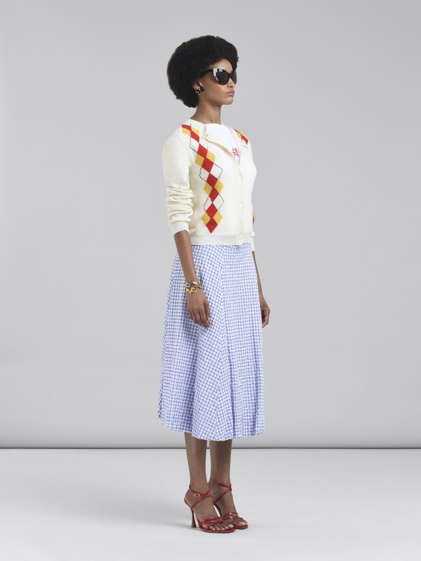 Marni o1w1db10426 Jersey Cotton T Shirt in White Size XL / US 12-14 / IT 48-50 - 4 Thumbnail
