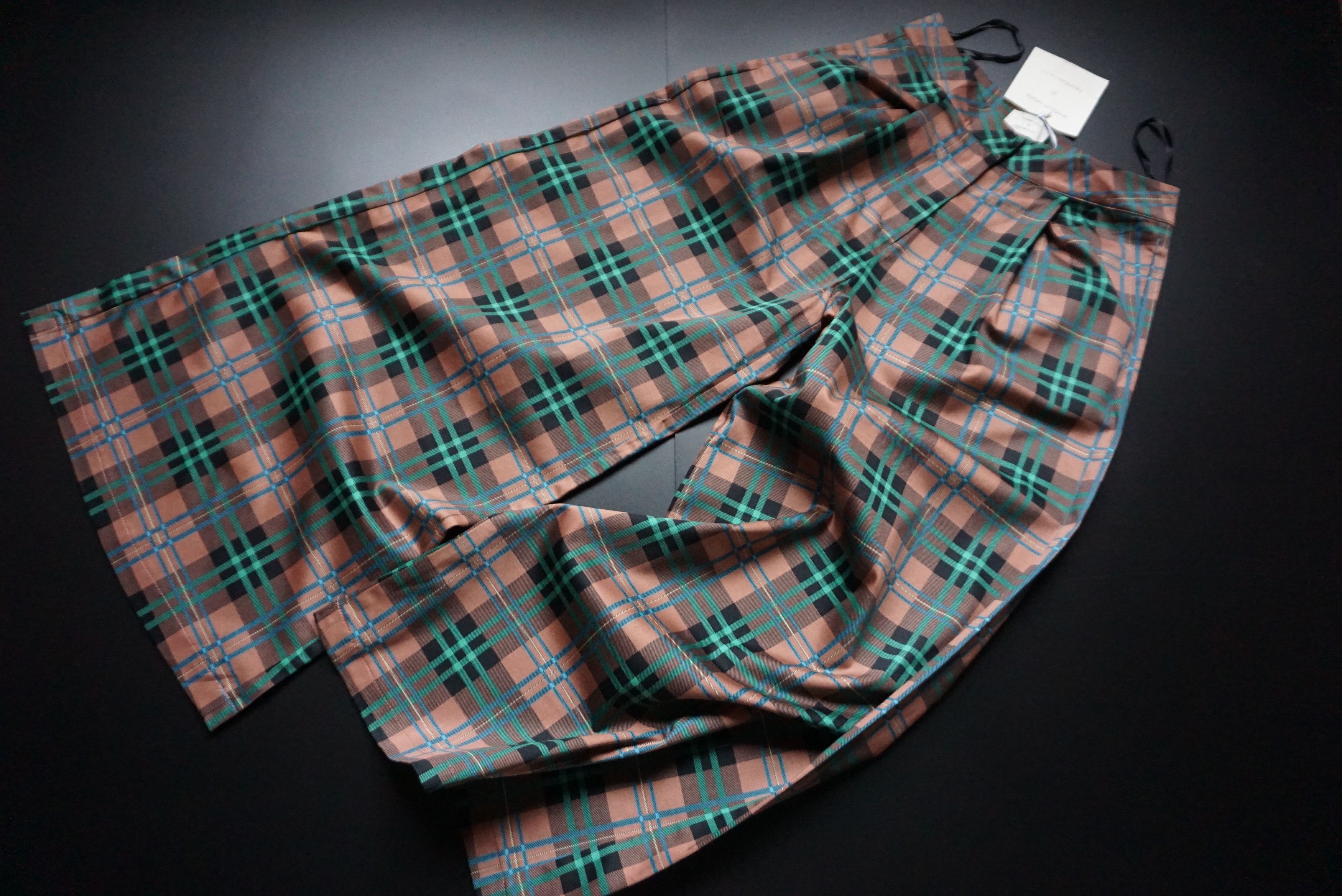 Designer KHOON HOOI UK 8 36 S checked trousers palazzo pants Size 27" / US 4 / IT 40 - 2 Thumbnail