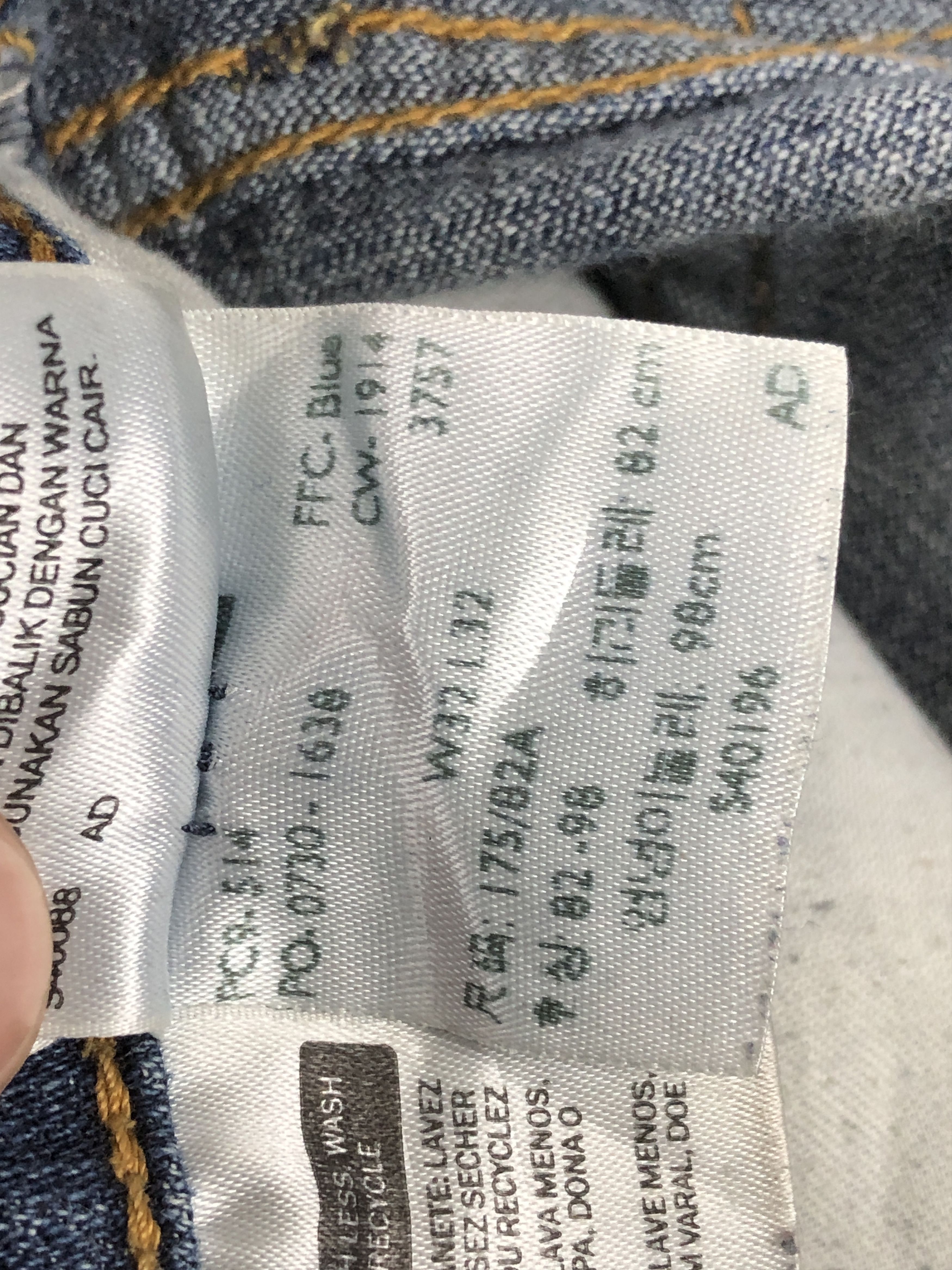 Levi's Vintage Levis 514 Paint Splatter Blue Jeans DP2431 Size US 30 / EU 46 - 8 Thumbnail