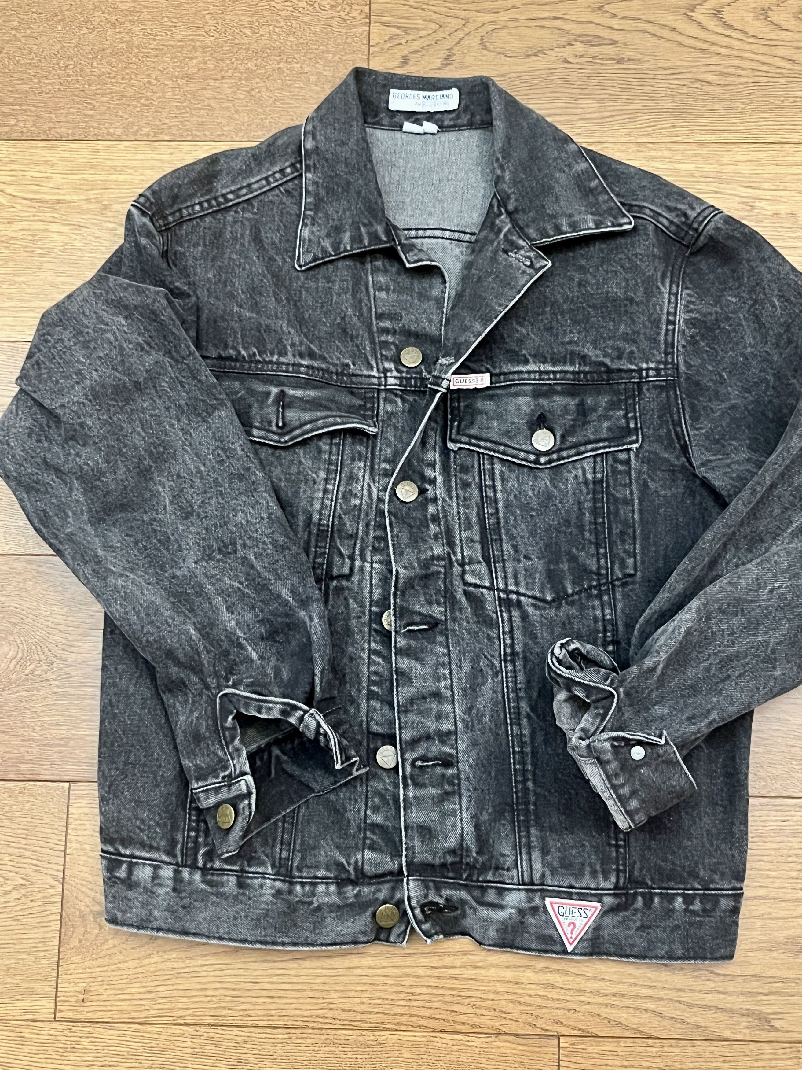 Guess Vintge 80s GUESS Georges Marciano Made in USA Denim Jacket S Size US S / EU 44-46 / 1 - 1 Thumbnail