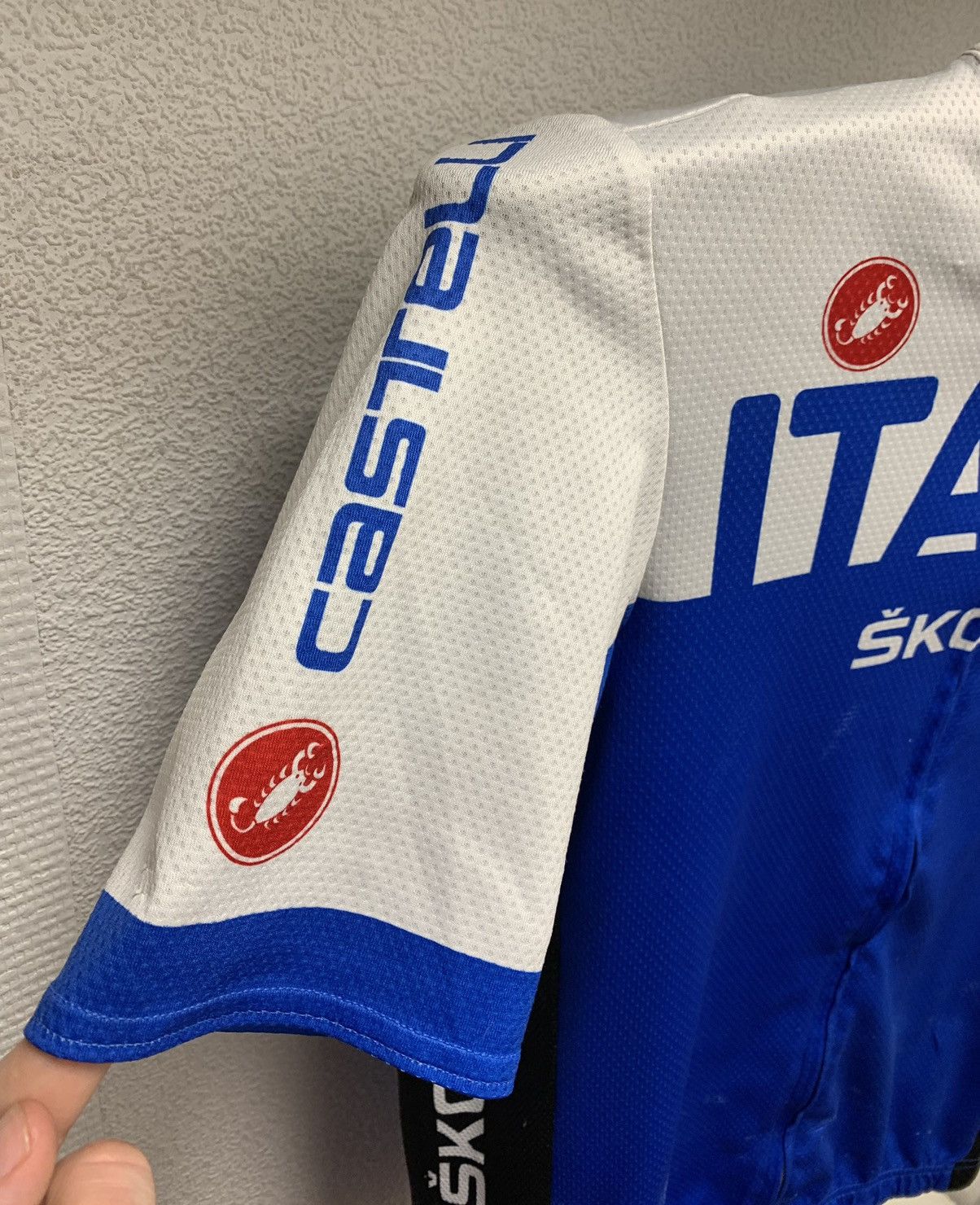Bicycle Castelli Italia Skoda vintage bicycle bice jersey Xl sz Size US XL / EU 56 / 4 - 4 Thumbnail