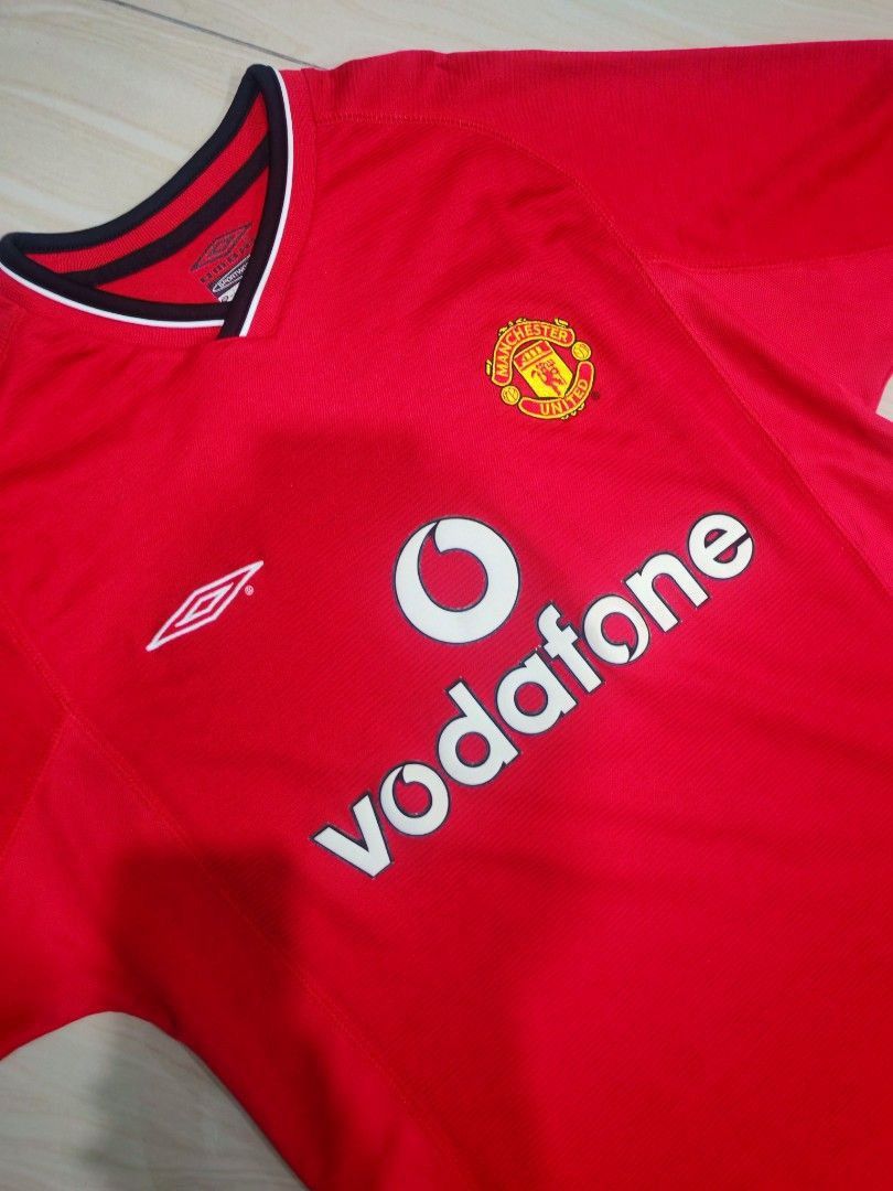 Umbro Man United Umbro 00/02 Vodafone Home Jersey Size US M / EU 48-50 / 2 - 3 Thumbnail