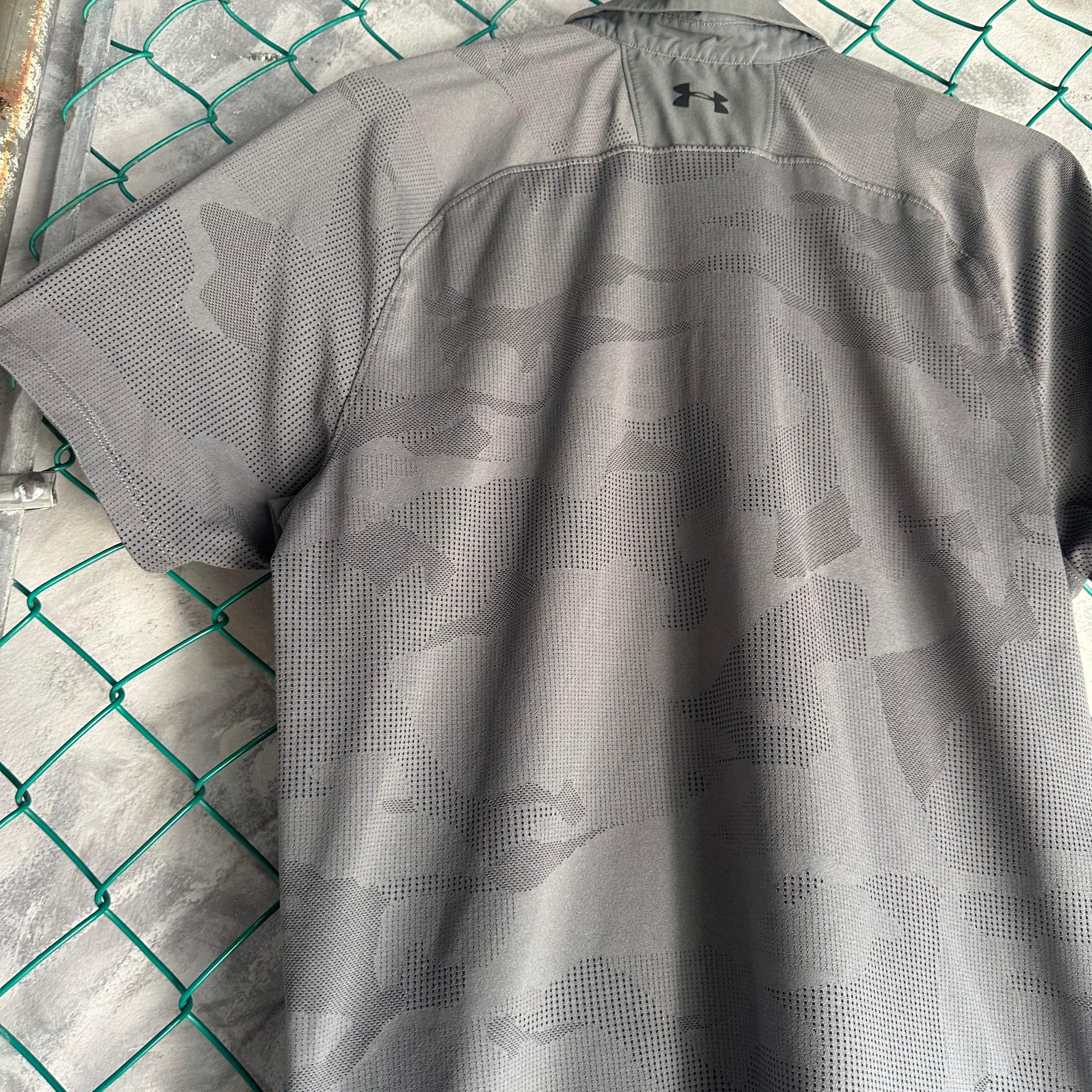 Under Armour Under Armour Golf Playoff Polo Shirt Men's L Gray Camo Print Size US L / EU 52-54 / 3 - 7 Thumbnail