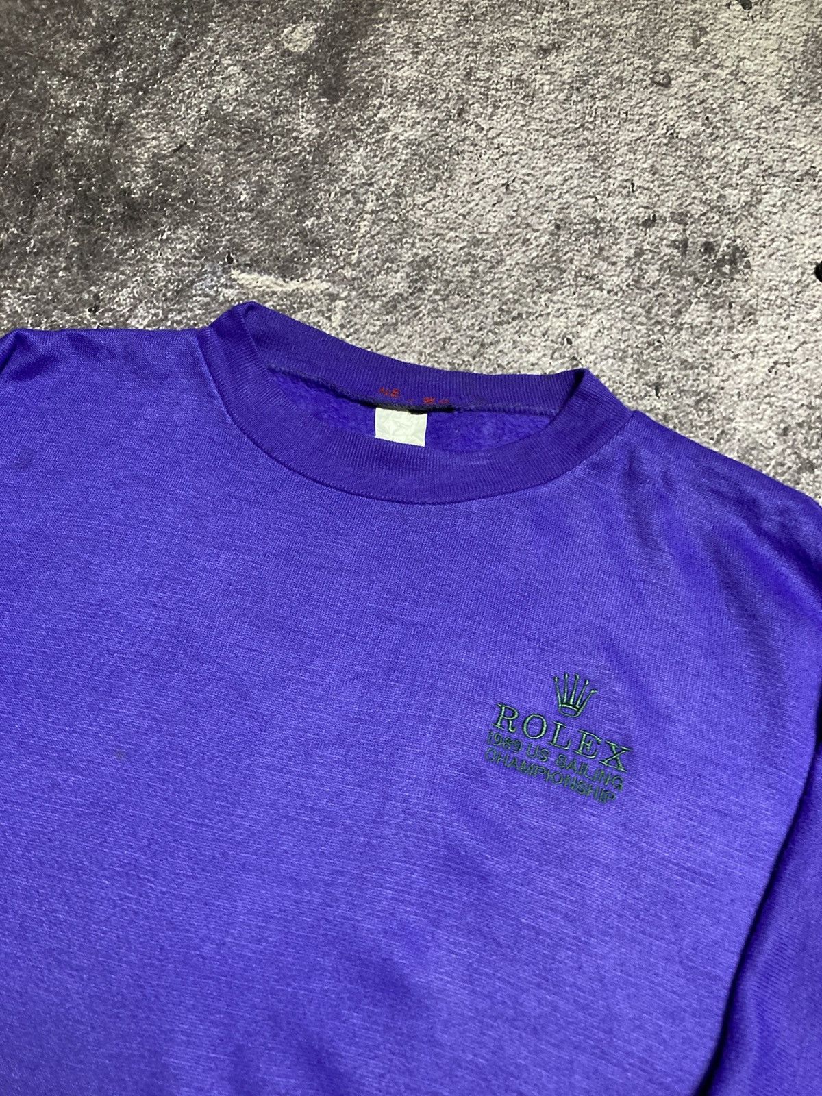 Rolex Vintage 1989 Rolex US Sailing Championship Sweatshirt USA Size US M / EU 48-50 / 2 - 4 Thumbnail