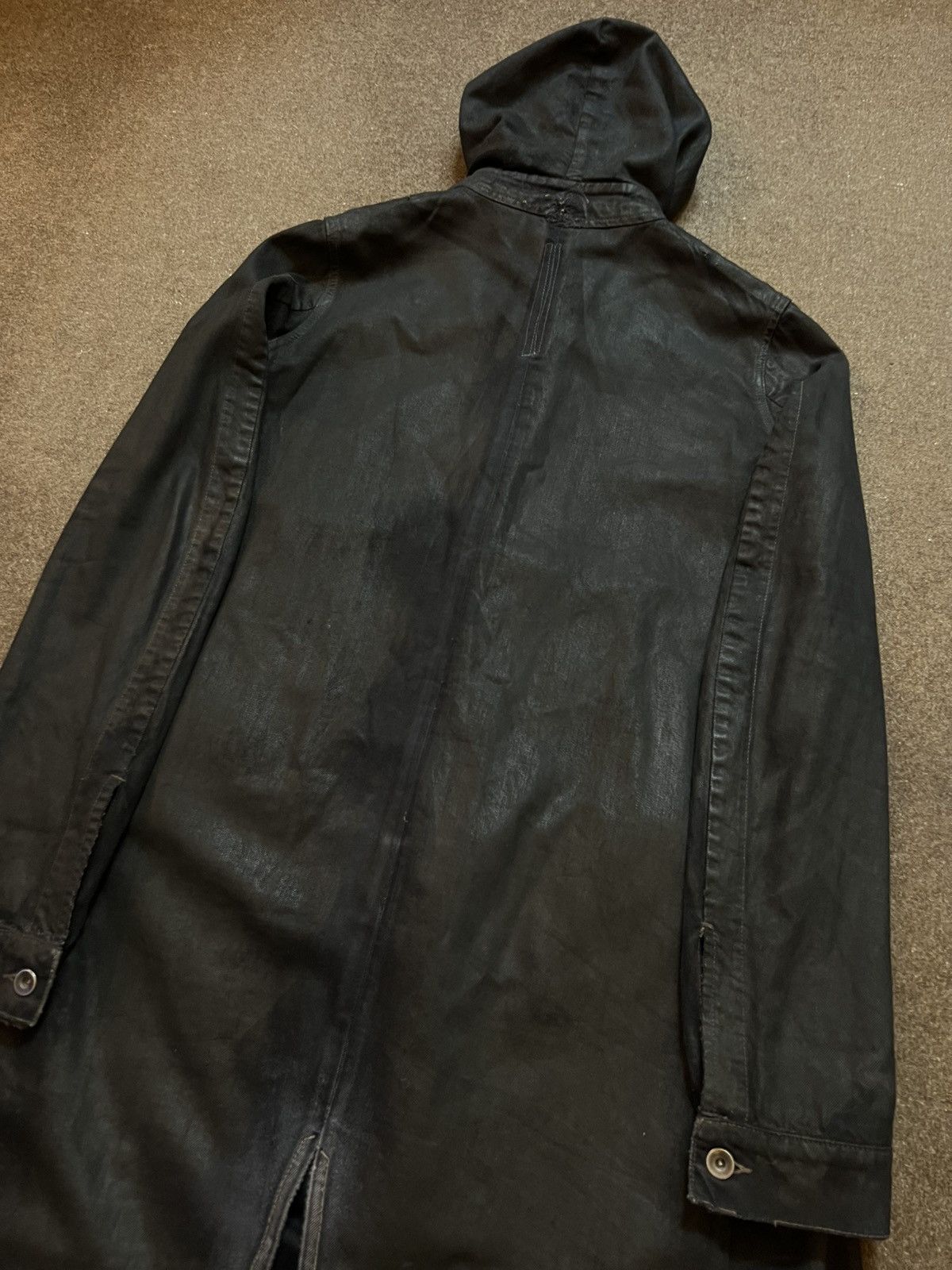 Rick Owens Rick Owens 2000’s Waxed Fishtail Parka Size US S / EU 44-46 / 1 - 6 Thumbnail