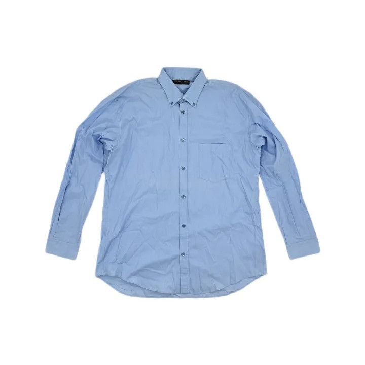 Balenciaga Balenciaga Balenciaga Blue Casual Long Sleeve Shirt -2507 Size US M / EU 48-50 / 2 - 1 Thumbnail