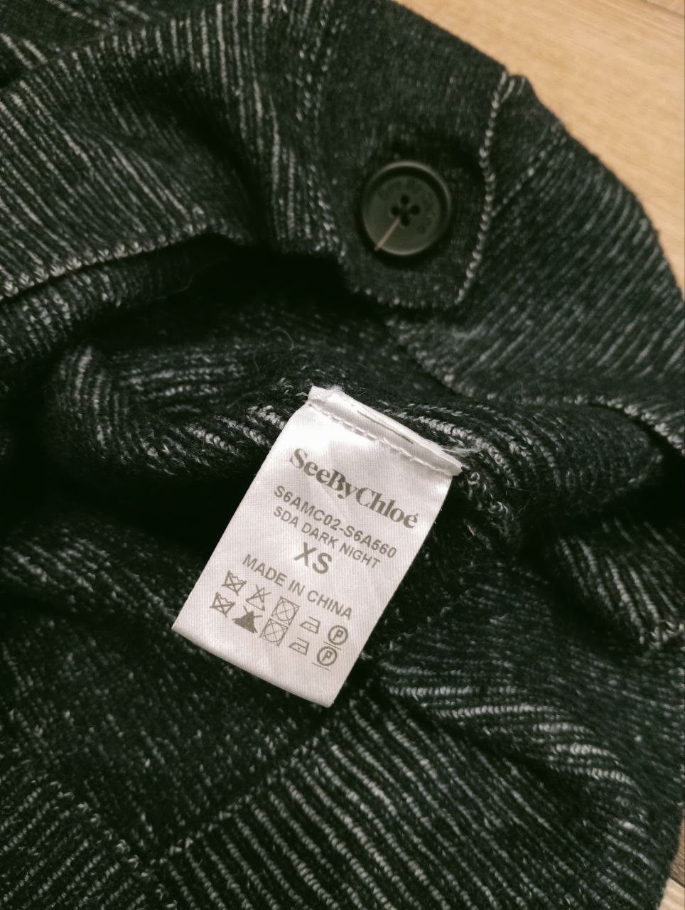 Chloe CHLOE CARDIGAN - SIZE XS GREY Size XS / US 0-2 / IT 36-38 - 5 Thumbnail