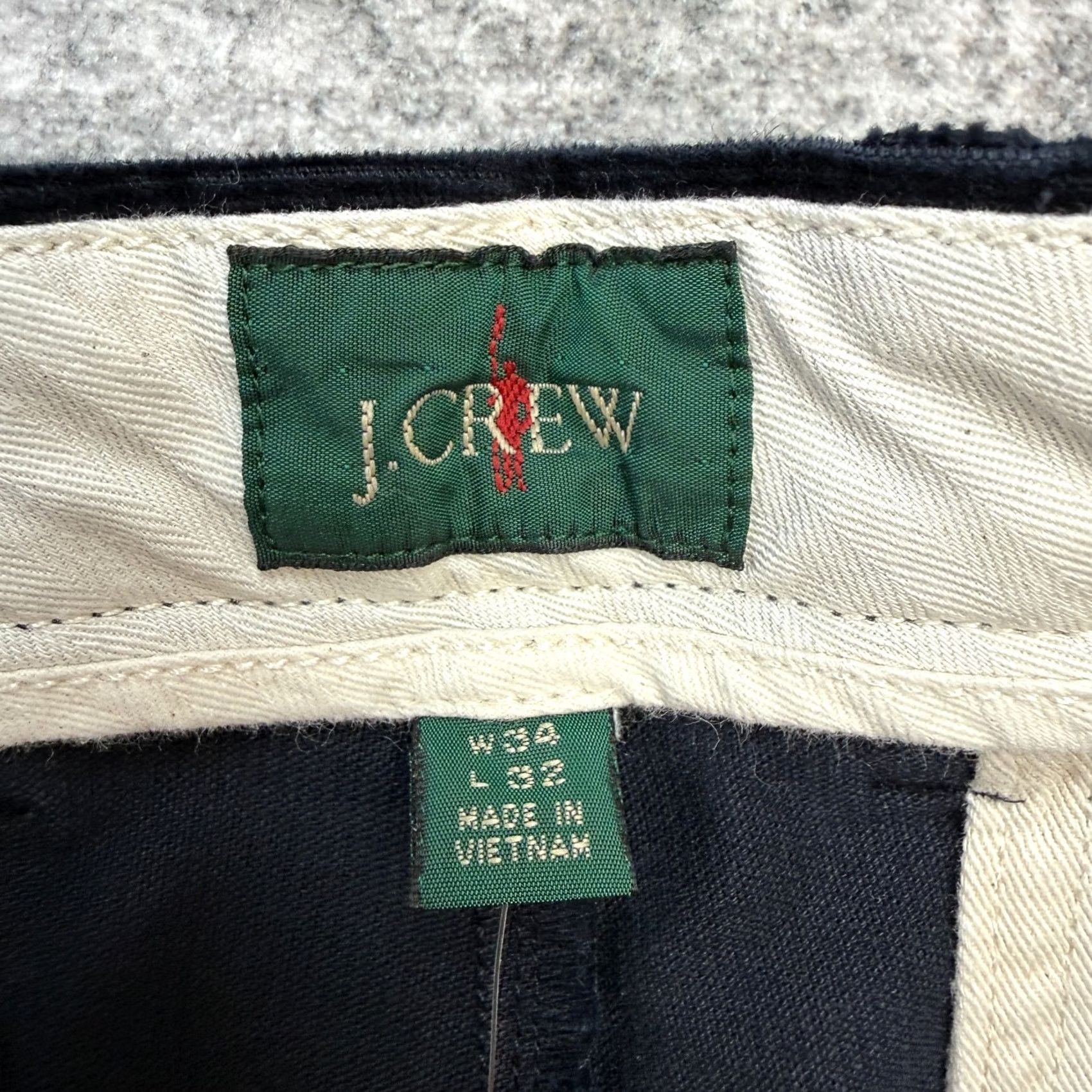 J.Crew J.CREW Pants Mens 34x32 Navy Blue Corduroy Straight Trouser Preppy Chino Wearable Size 34 Mens Regular Blue Navy Size US 34 / EU 50 - 4 Thumbnail