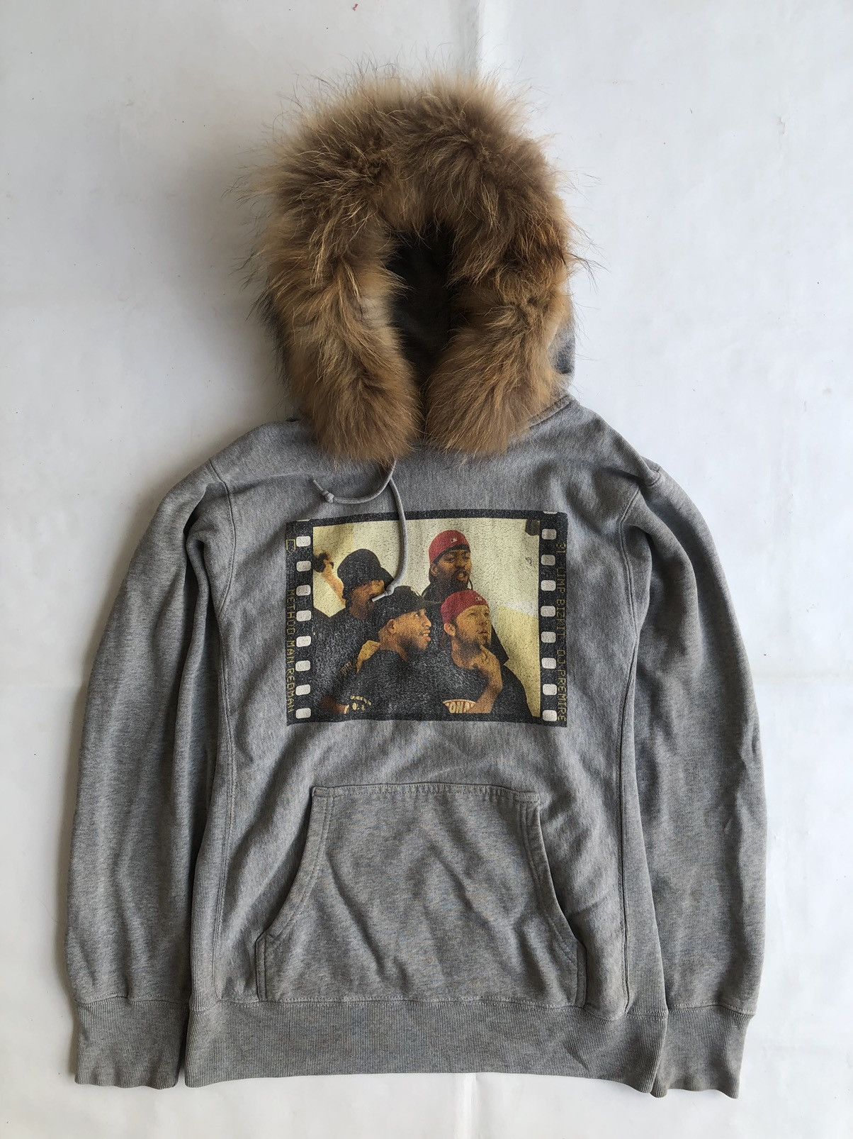 If Six Was Nine × Japanese Brand × Le Grande Bleu (L.G.B.) Japanese Fur Hoodie Fred Dust Limp bizkit Nu Metal Band Size US M / EU 48-50 / 2 - 1 Thumbnail