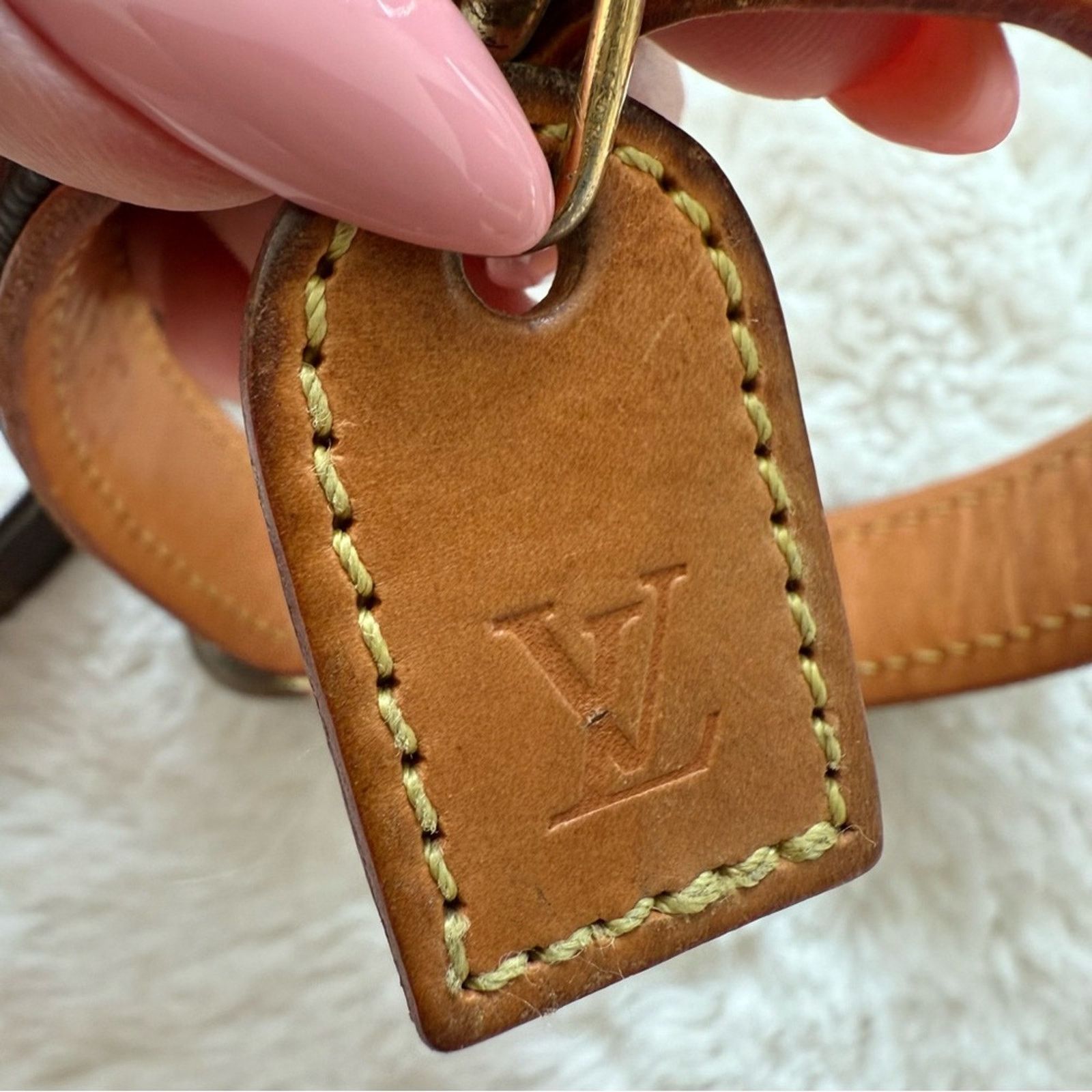 Louis Vuitton Louis Vuitton Dog Lead Monogram Brown Leather Pet Authentic Size ONE SIZE - 5 Thumbnail