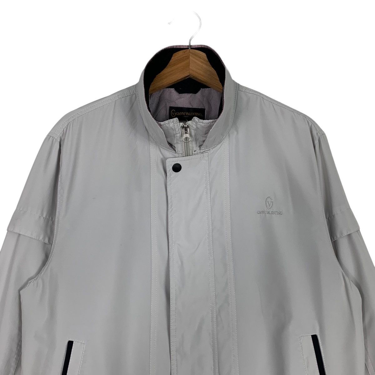 Gianni Valentino GIANNI VALENTINO Embroidery Logo Casual Jacket #0132-C7 Size US M / EU 48-50 / 2 - 3 Thumbnail
