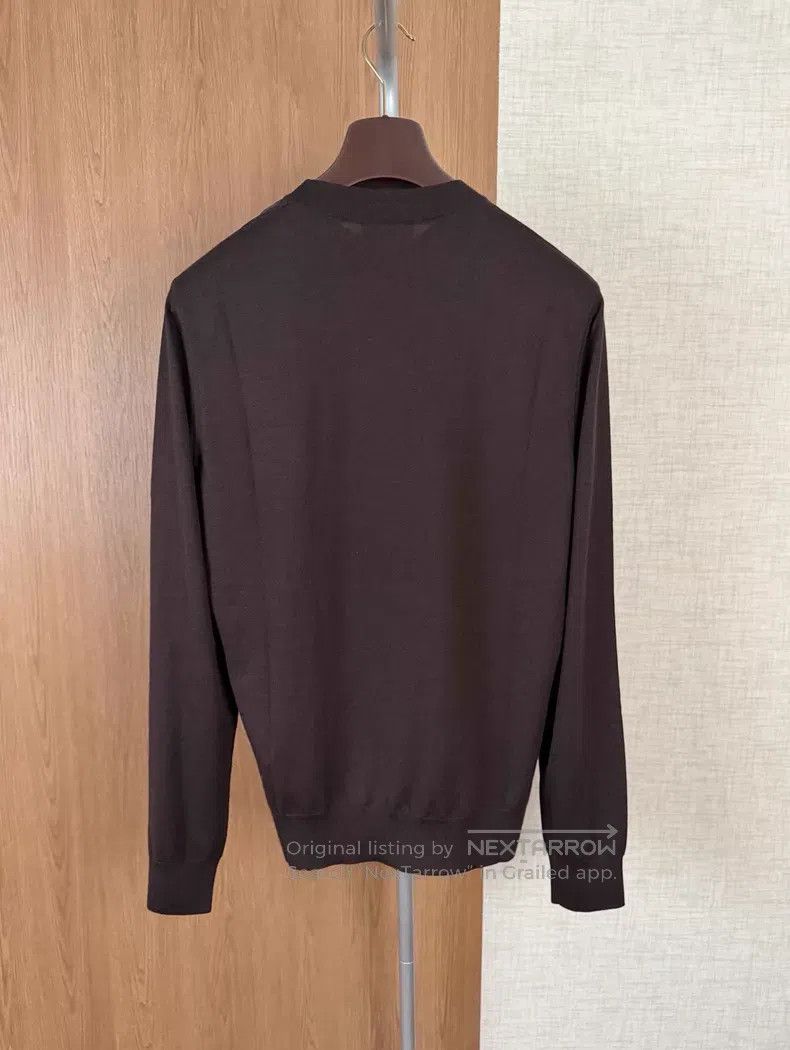 Hermes Hermes Men's Lightweight Knit Hoodie Size US L / EU 52-54 / 3 - 8 Thumbnail