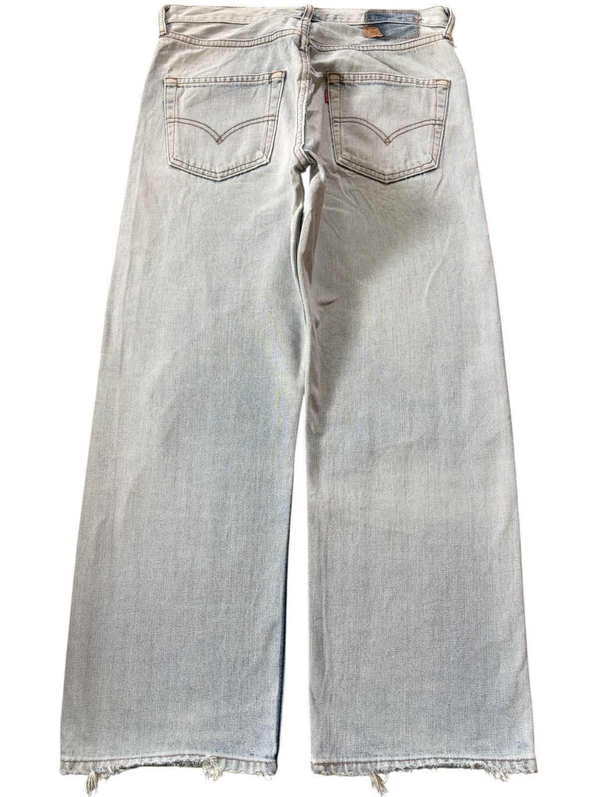 Levi's Vintage 90s Levis Stone Wash Distressed Baggy Jeans Size US 32 / EU 48 - 2 Thumbnail