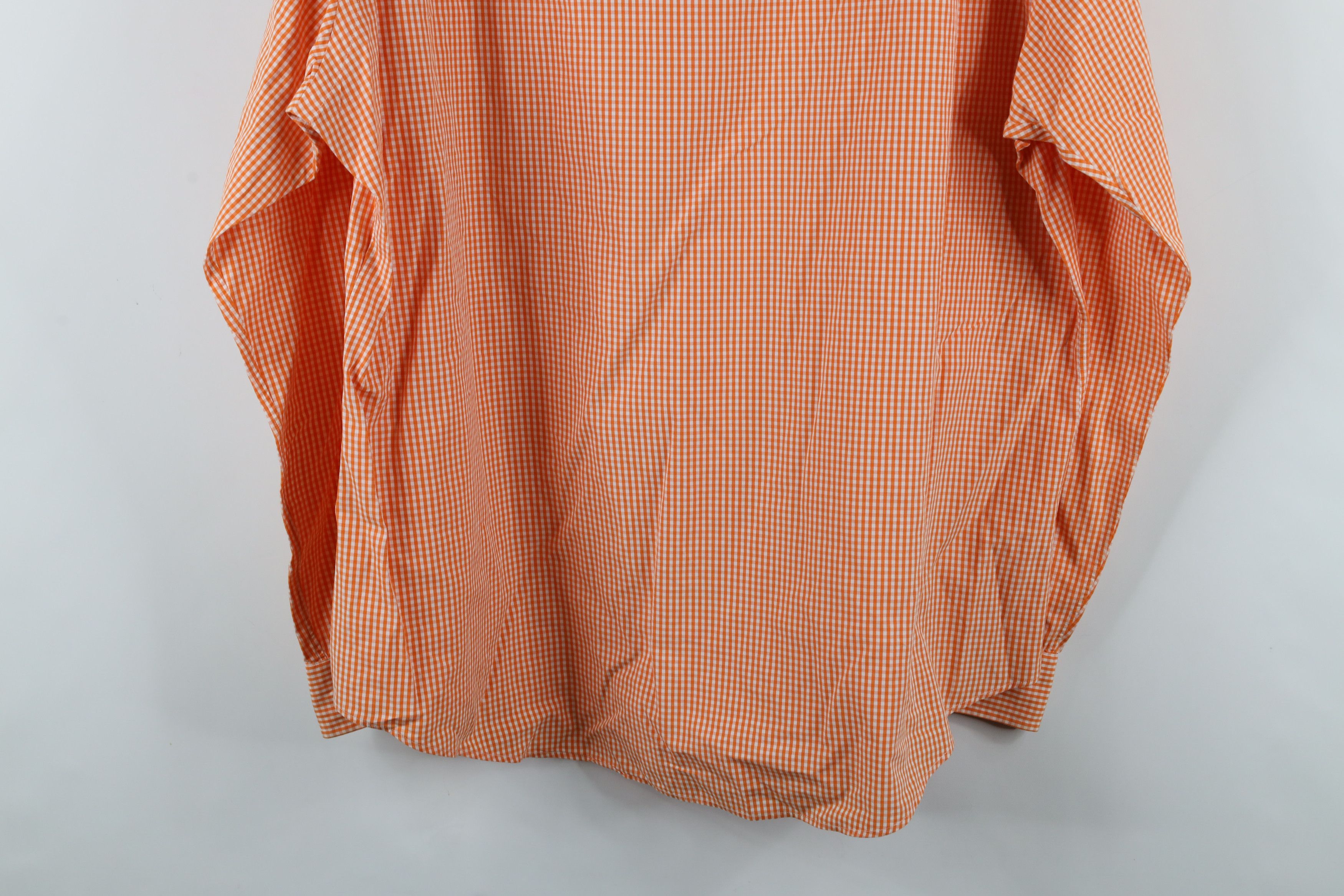 Ralph Lauren × Vintage Vintage 90s Ralph Lauren Cotton Gingham Plaid Button Shirt Size US XL / EU 56 / 4 - 10 Thumbnail