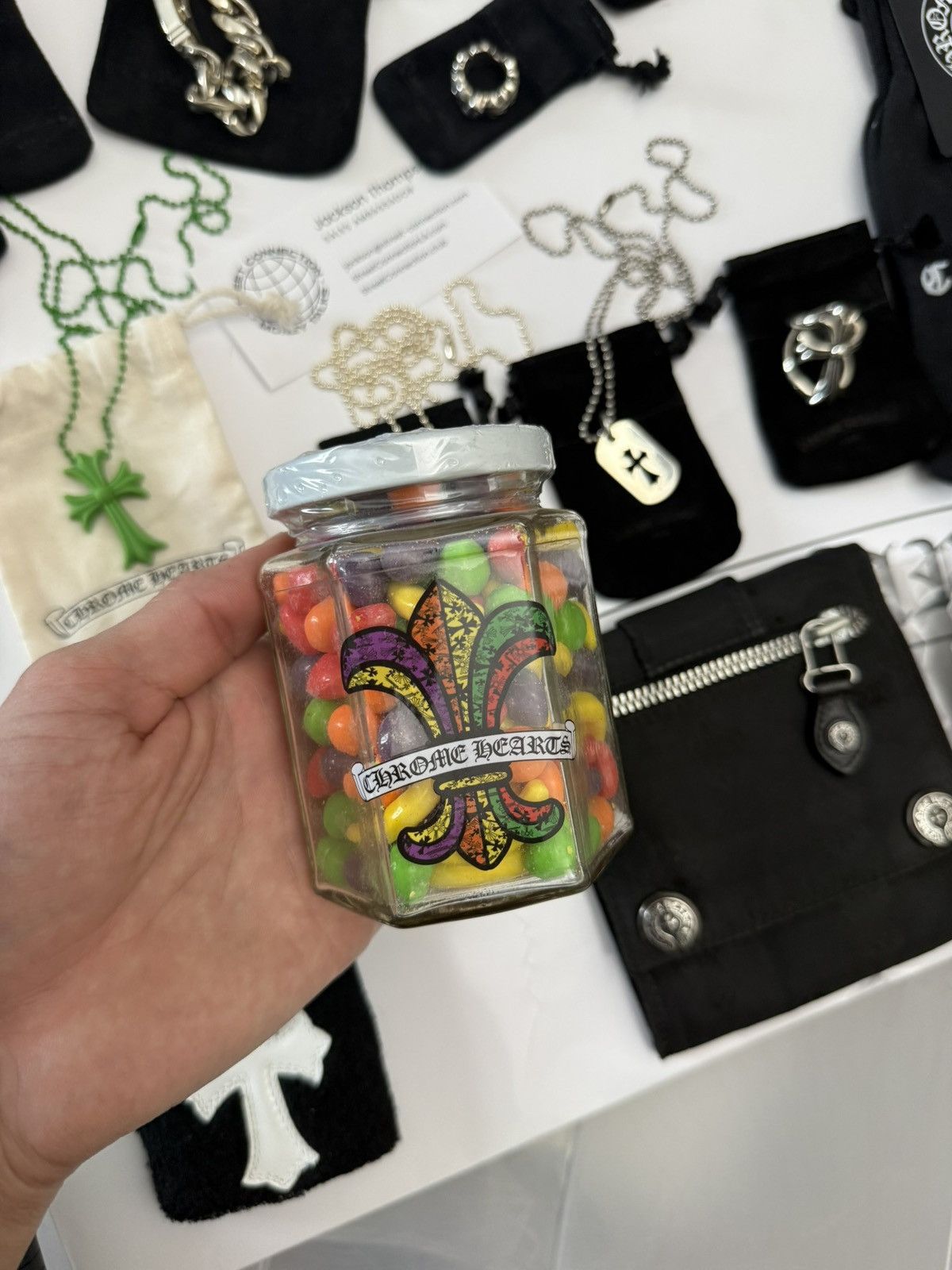 Chrome Hearts CHROME HEARTS ASSORTED JAR OF CANDY SEALED AUTHENTIC EXPIRED Size ONE SIZE - 1 Thumbnail