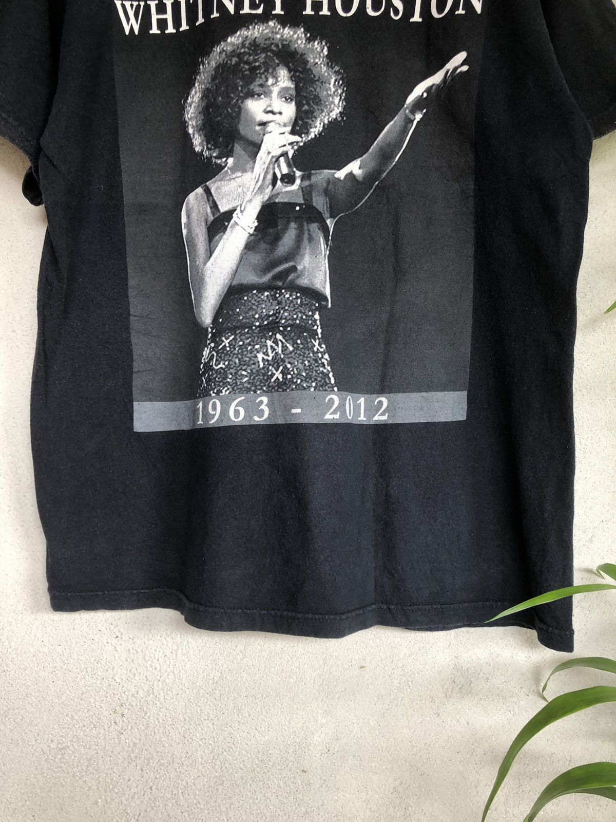 Band Tees × Vintage Vintage Y2K Whitney Houston Legendary Pop Diva Tee Size US L / EU 52-54 / 3 - 6 Thumbnail