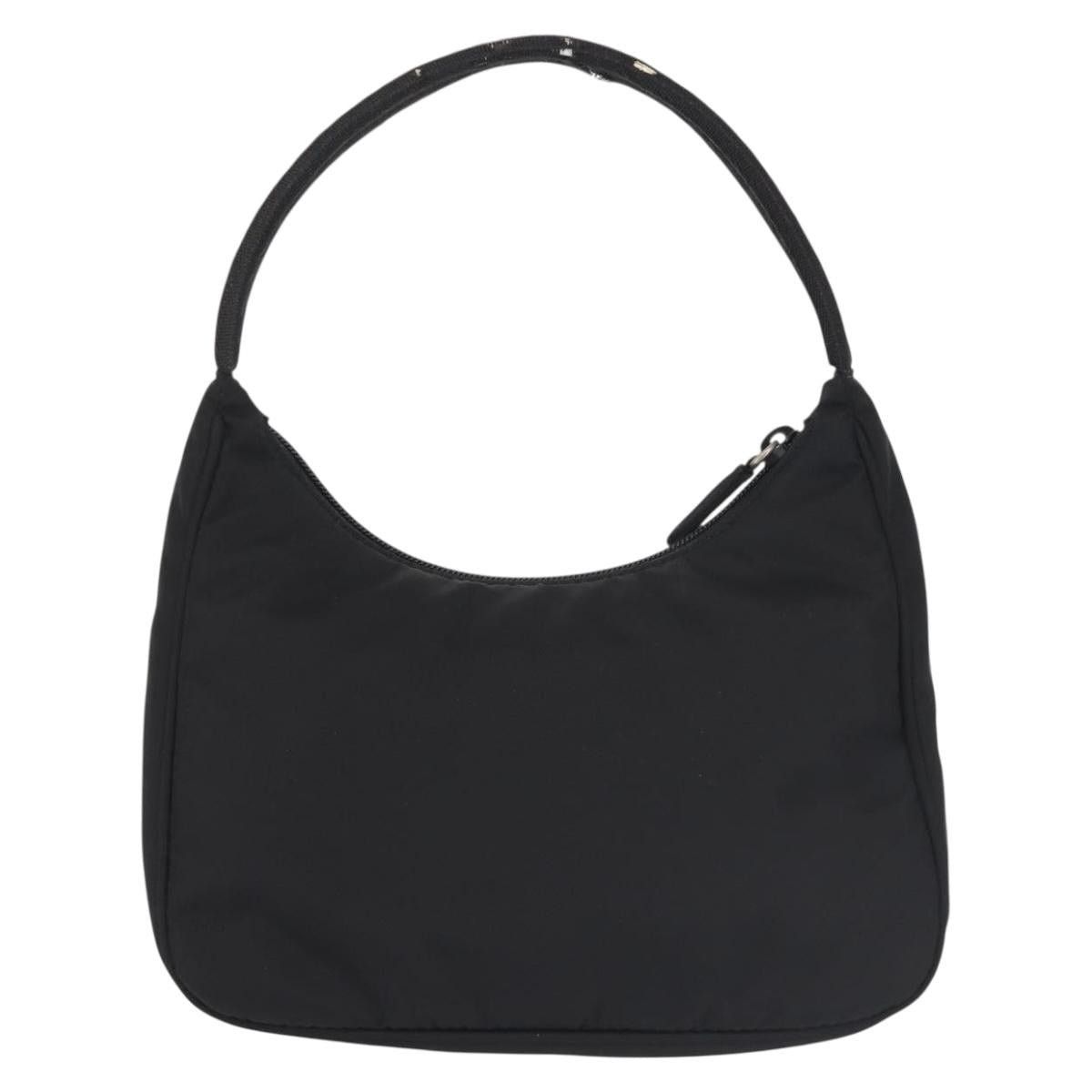 Prada PRADA Hand Bag Nylon Black Silver Size ONE SIZE - 3 Thumbnail