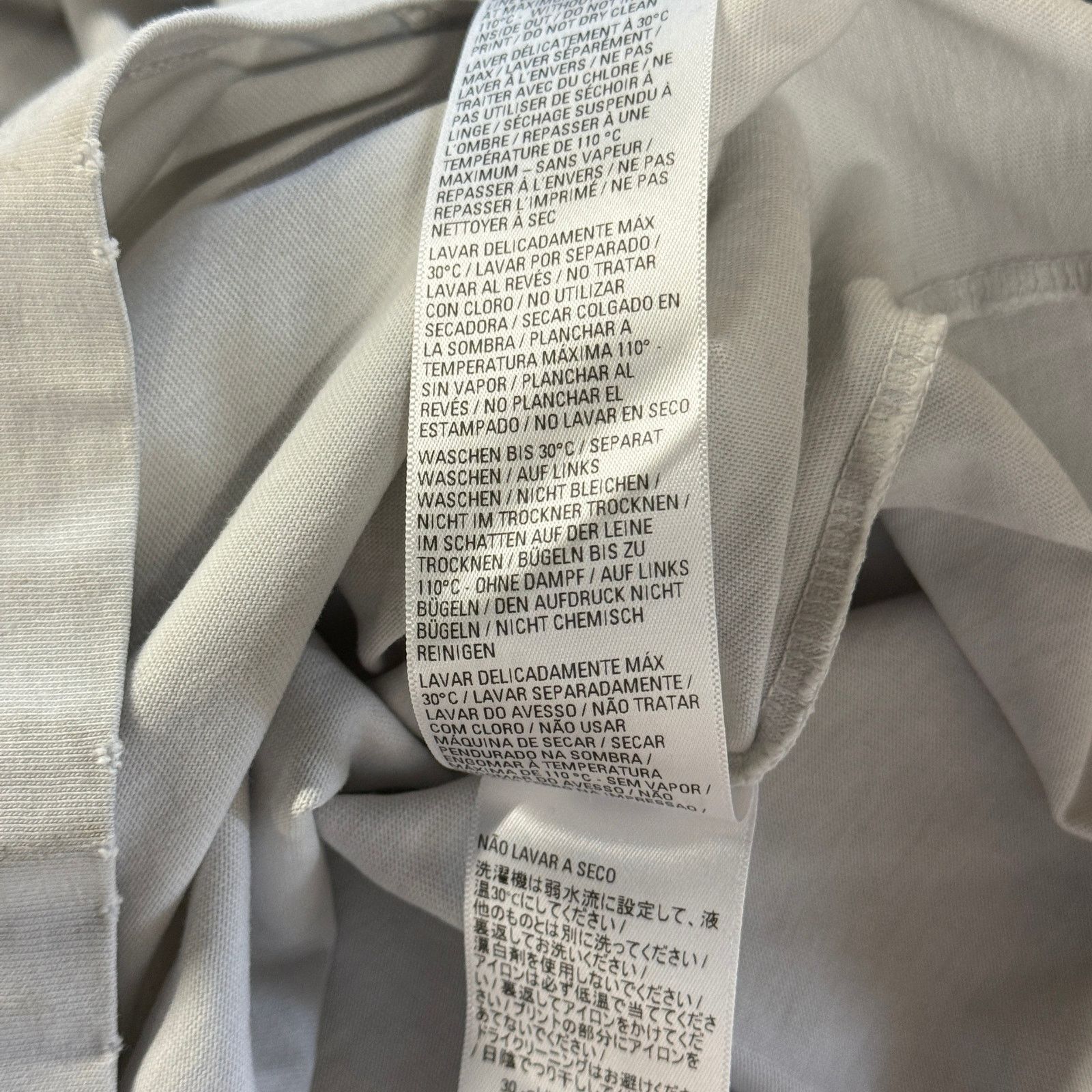 Balenciaga Balenciaga Property Of Large Fit Washed Distressed T-Shirt Size US M / EU 48-50 / 2 - 6 Thumbnail