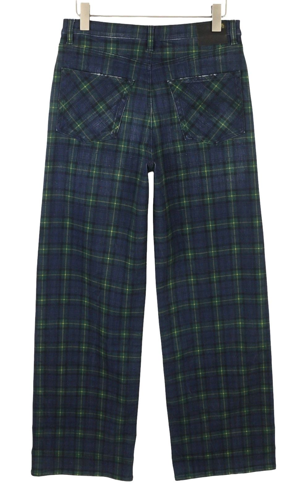 R13 LISA BAGGY 27 Tartan Wide Faded Jeans 88530 Size 27" / US 4 / IT 40 - 2 Thumbnail