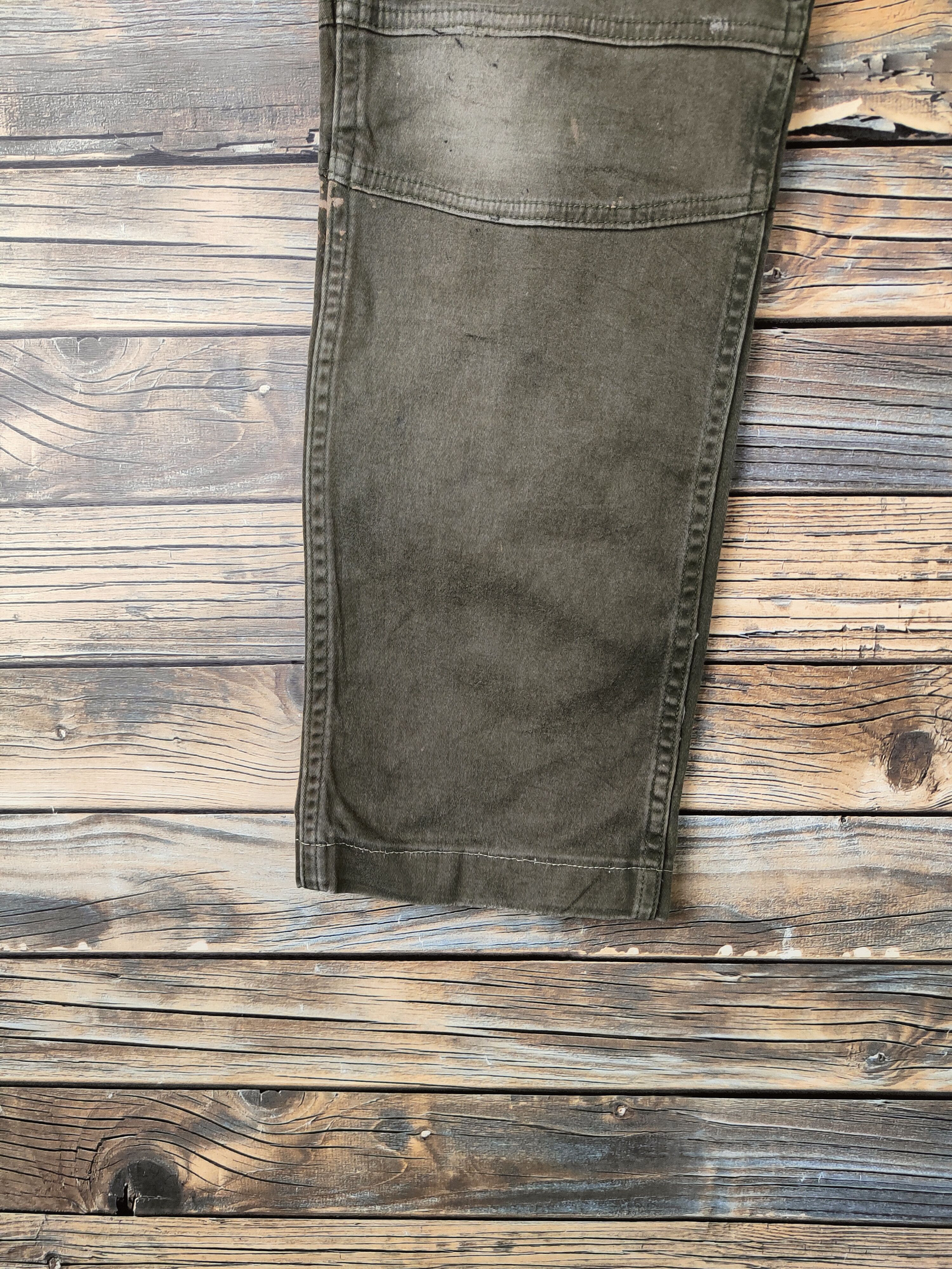 Japanese Brand DL Gladiator Olive Multipocket Cargo Pants #46-400 Size US 32 / EU 48 - 4 Thumbnail