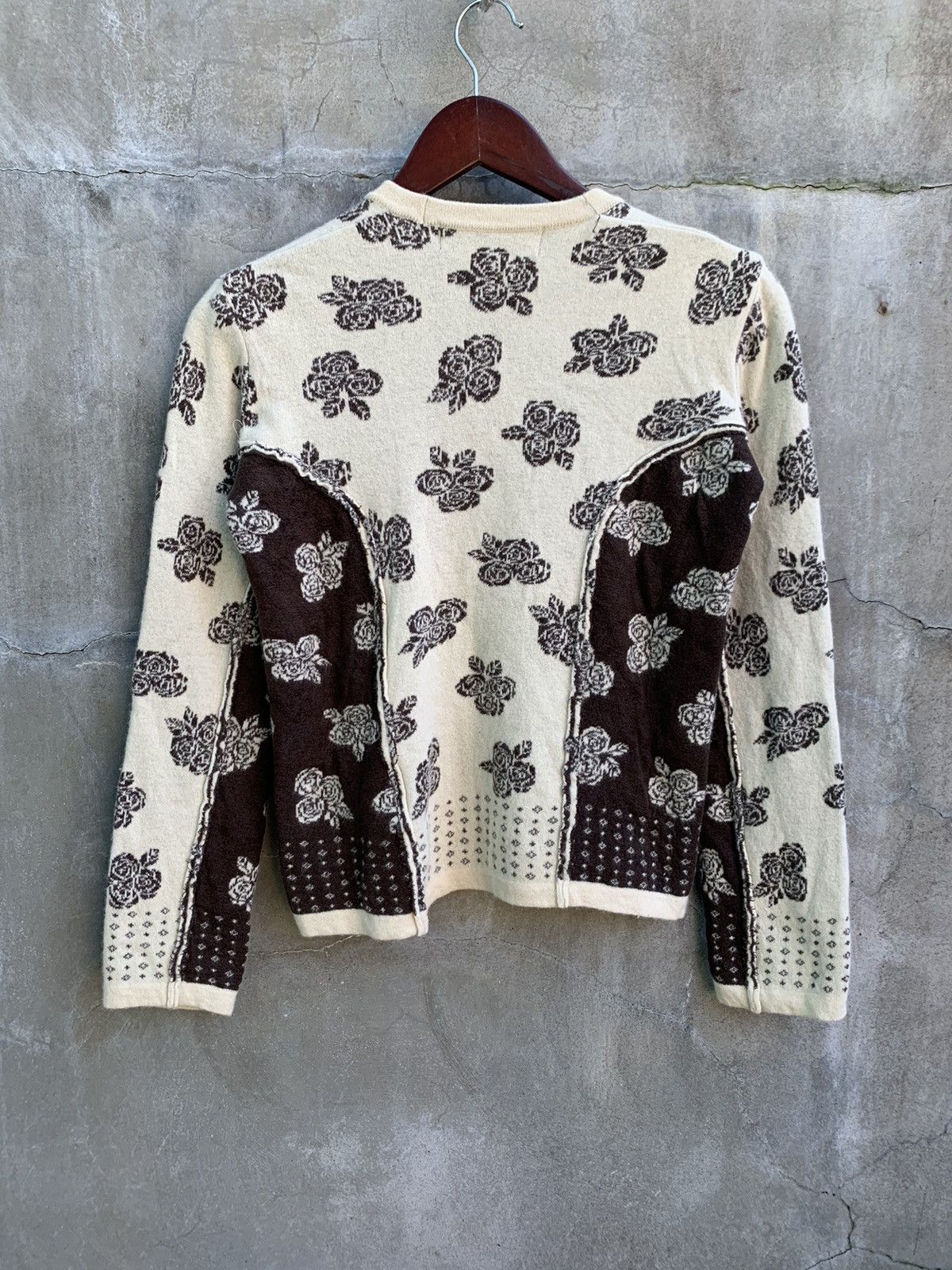 Comme des Garcons “Roses” Wool Sweater Size S / US 4 / IT 40 - 5 Thumbnail