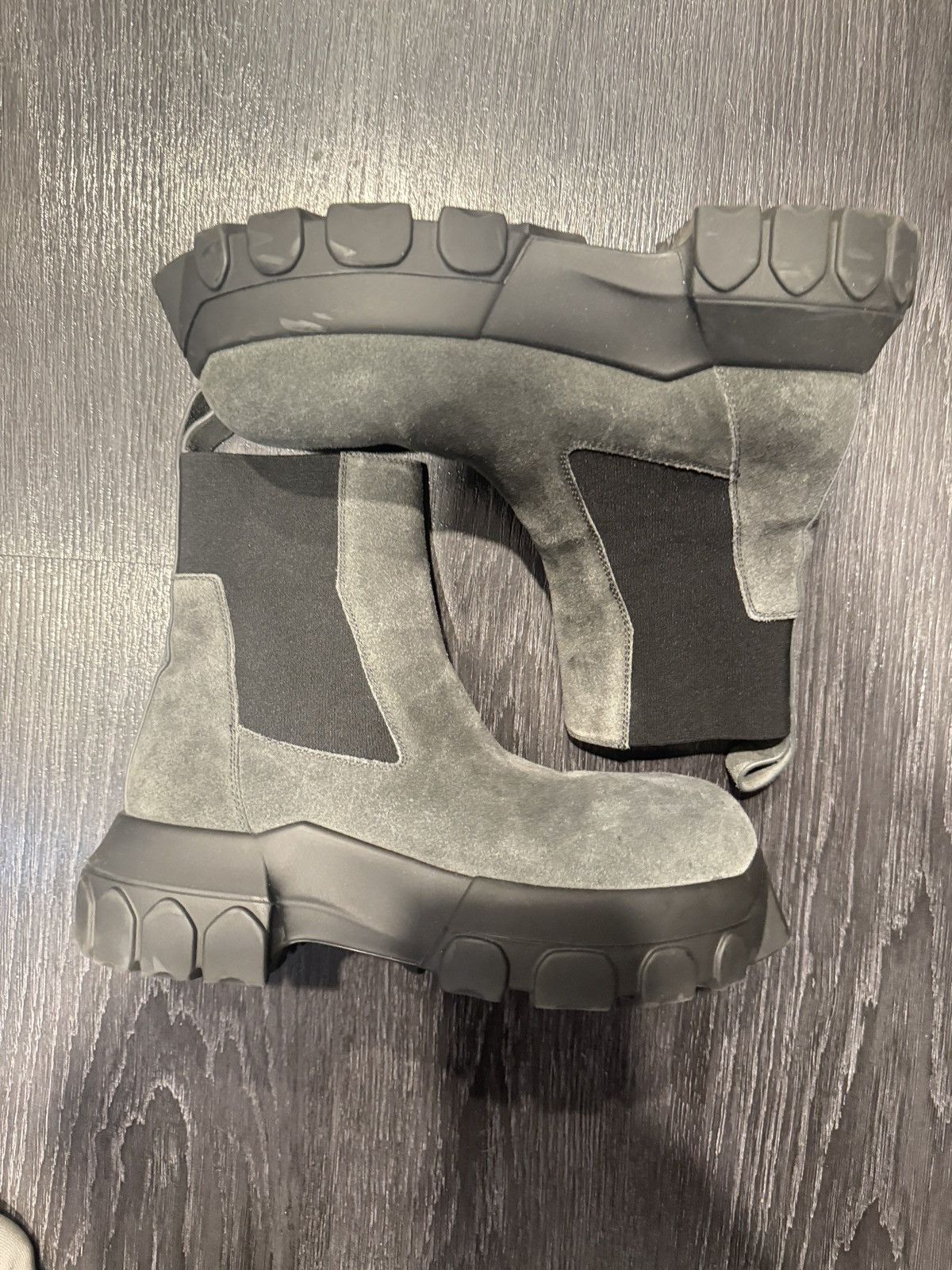 Rick Owens Rick Owens Beetle Bozo Tractor Boots Size US 8.5 / IT 38.5 - 3 Thumbnail