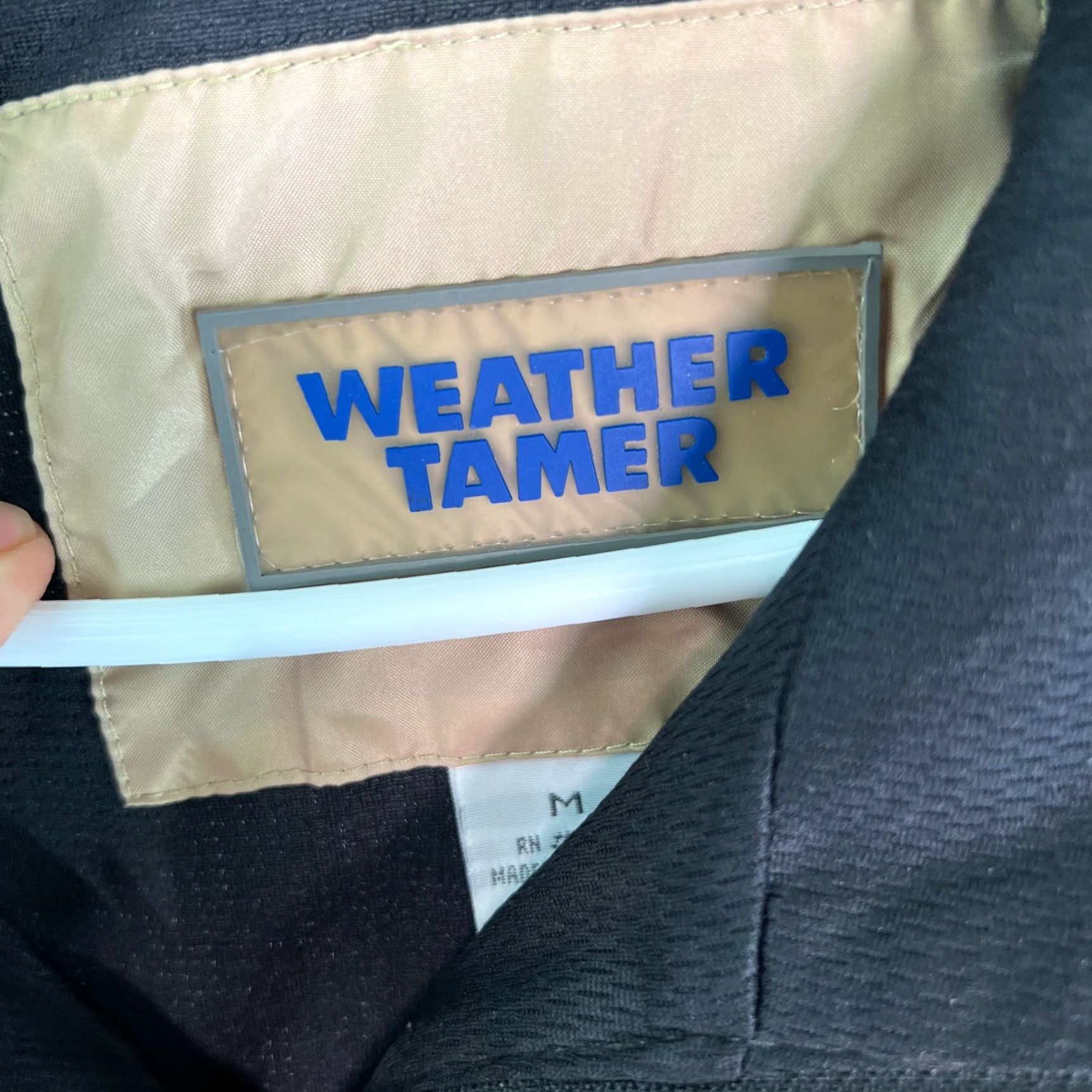 Vintage Weather Tamer Windbreaker Jacket Mens Full Zip Long Sleeve Beige M Casual Classic Size US M / EU 48-50 / 2 - 7 Thumbnail