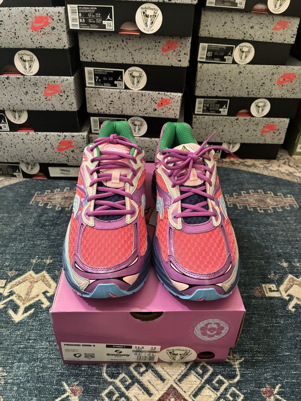Saucony Saucony ProGrid Omni 9 Jae Tips To Do List Brand New Size US 11.5 / EU 44-45 - 4 Thumbnail