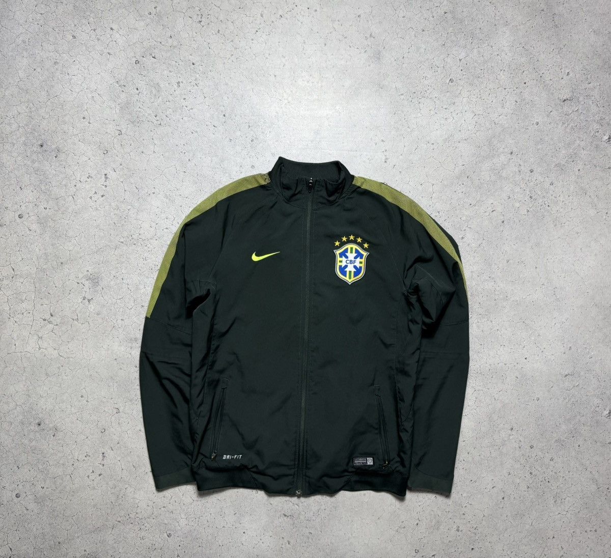 Nike Nike Brazil Team Football Nylon Track Jacket Size M Soccer Size US M / EU 48-50 / 2 - 1 Thumbnail