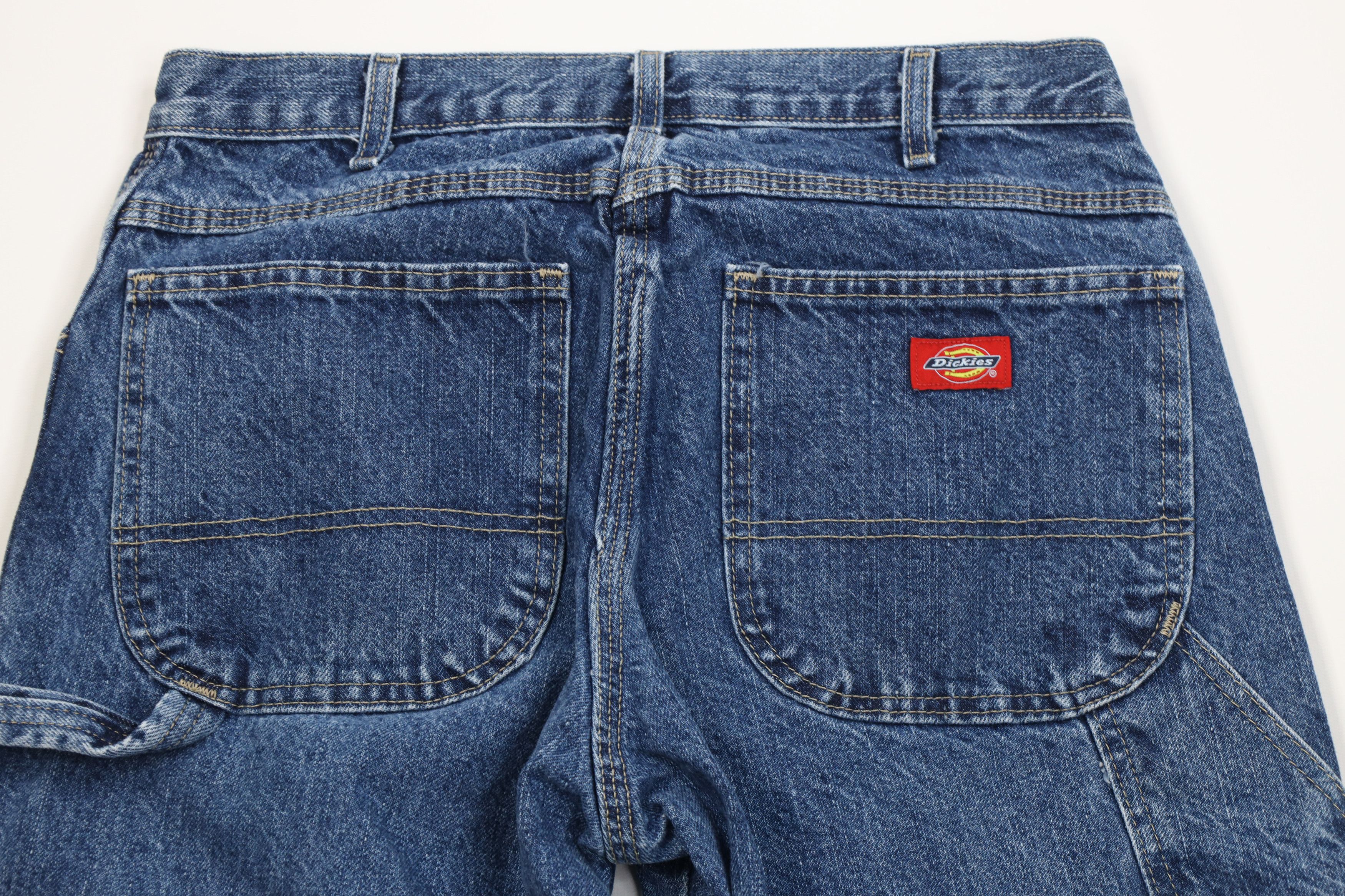 Dickies Vintage Y2K Dickies Relaxed Dungaree Denim Jeans Blue Cotton Size US 30 / EU 46 - 10 Thumbnail