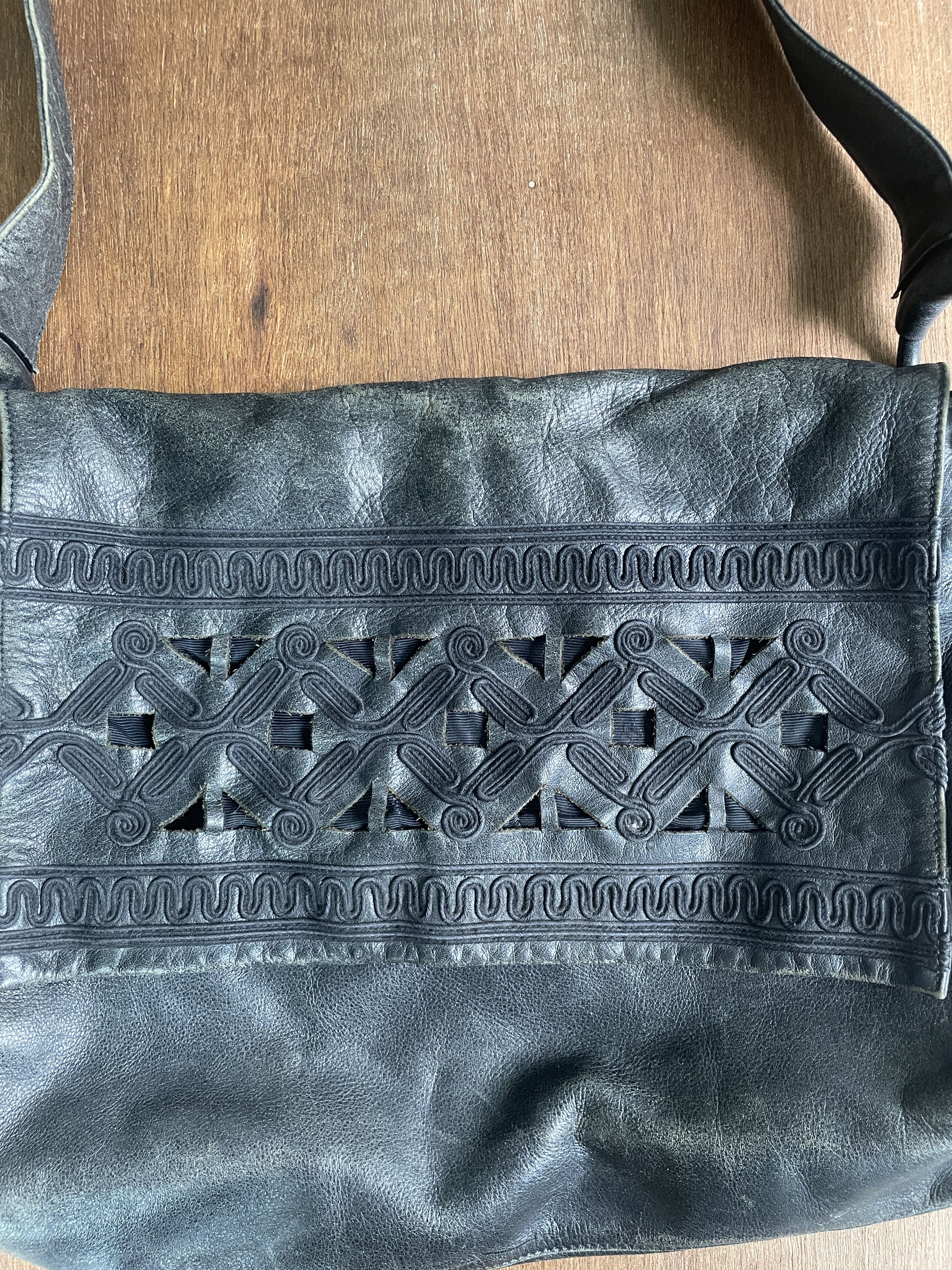 Jean Paul Gaultier JPG Vintage Leather Messenger Bag Size ONE SIZE - 2 Thumbnail