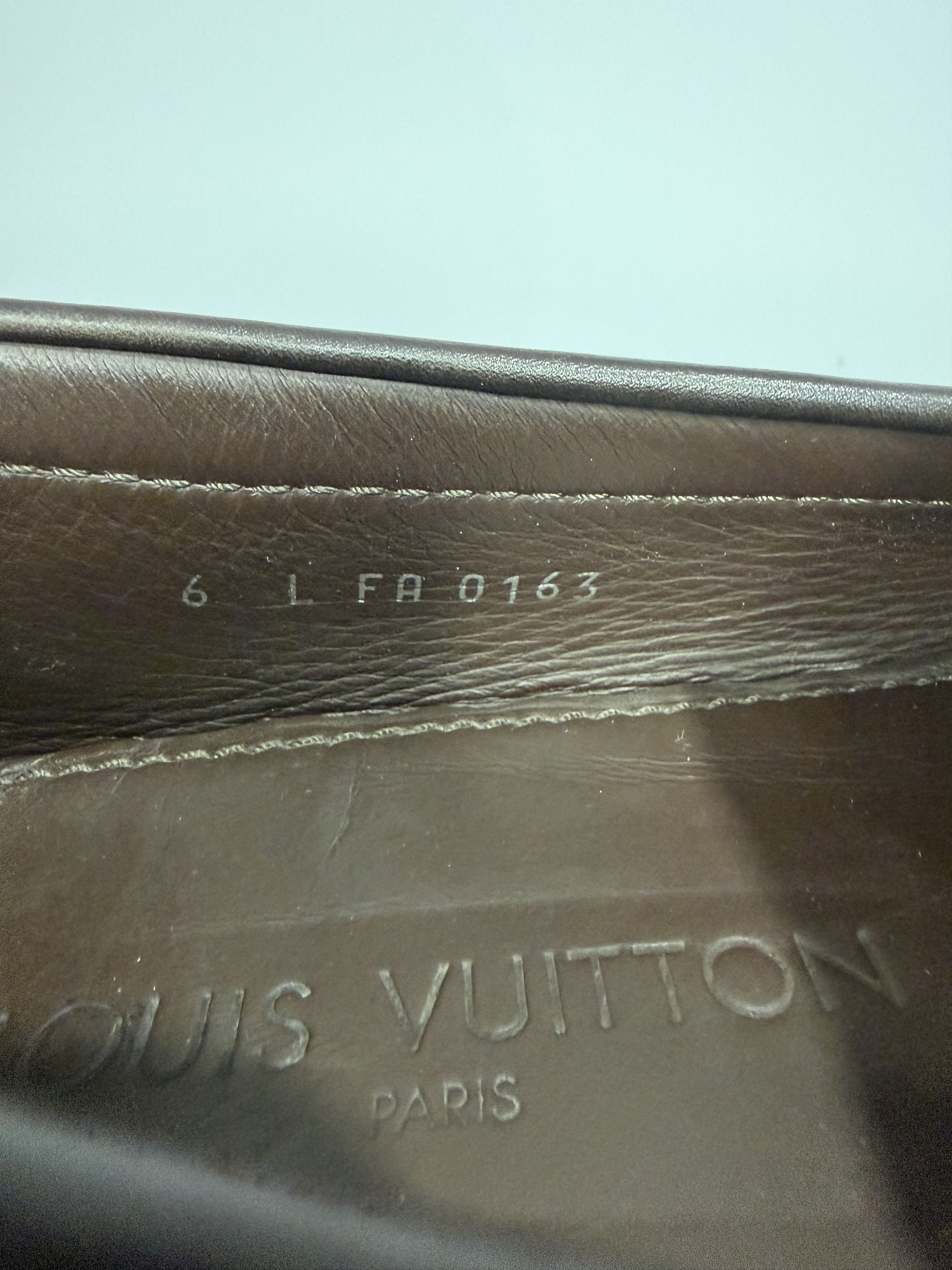Louis Vuitton Louis Vuitton Brown Leather Hockenheim Loafers Size US 7 / EU 40 - 9 Thumbnail
