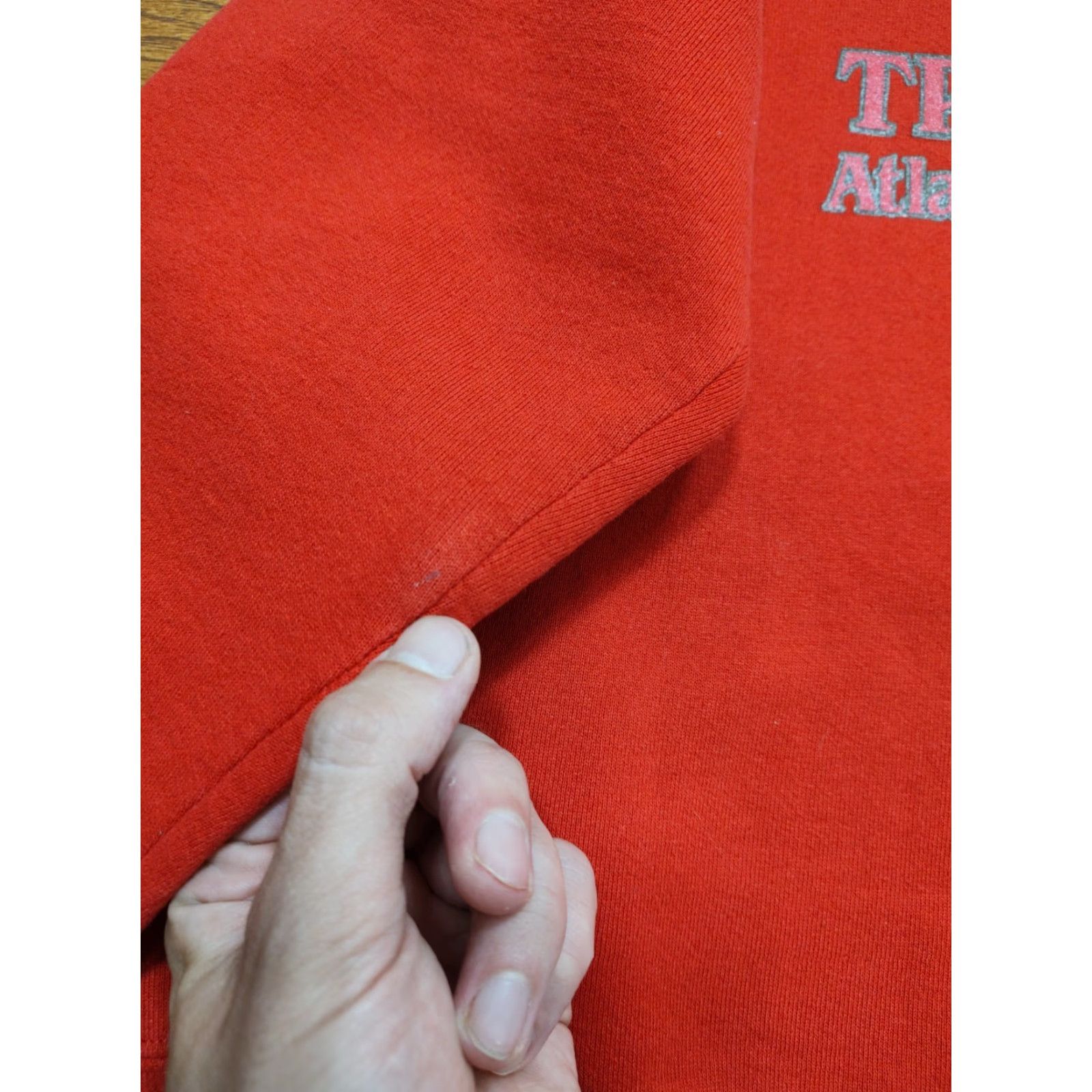 Russell Athletic VINTAGE Russell Athletic Sweatshirt Men Large Red USA 90s Donald Trump Plaza Atlantic City Crew Neck Pullover Cotton Blend Long Sleeve Size US L / EU 52-54 / 3 - 5 Thumbnail