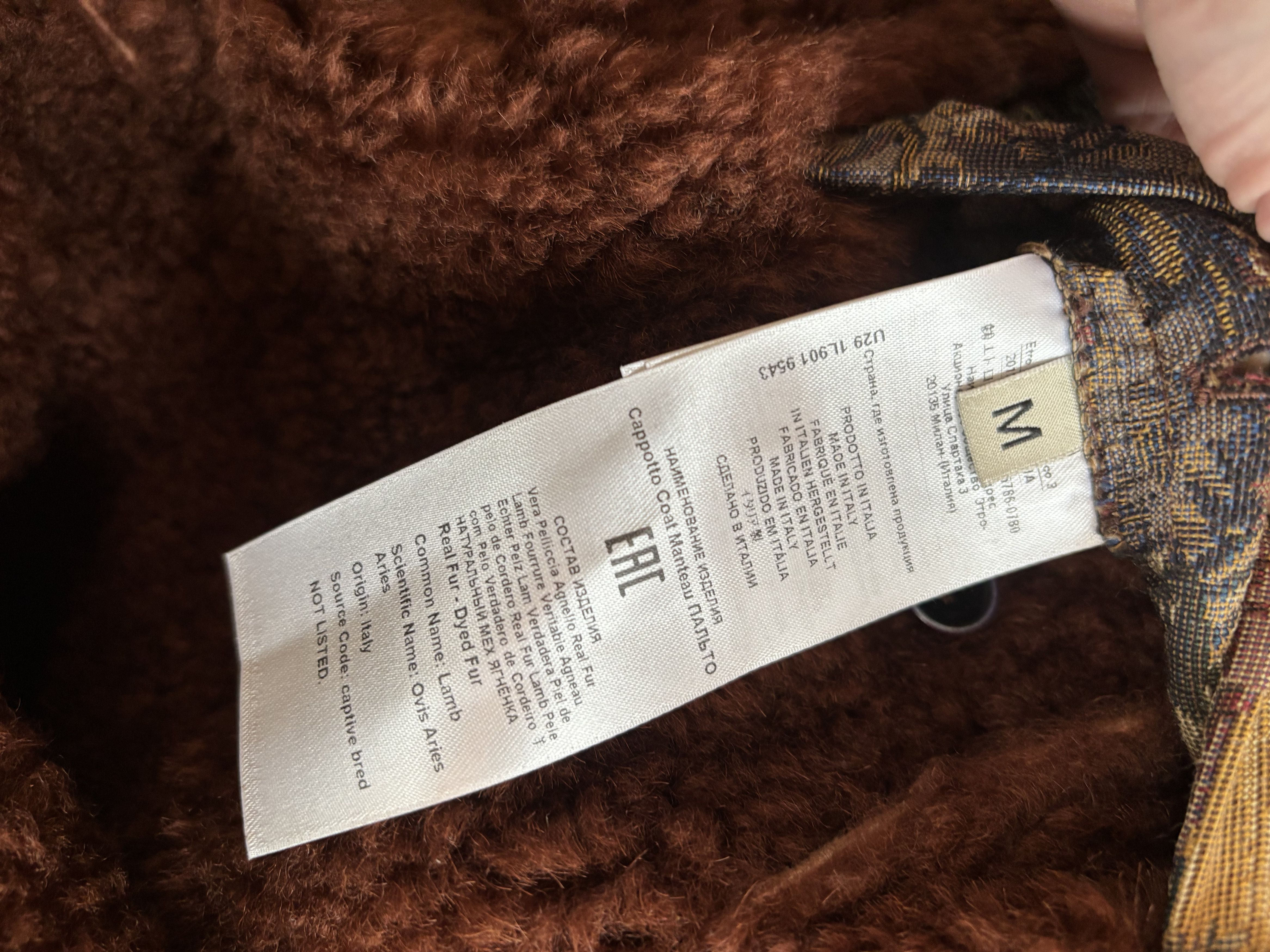 Etro Very Rare Runway Lambskin Shearling Coat from Etro Size US M / EU 48-50 / 2 - 8 Thumbnail