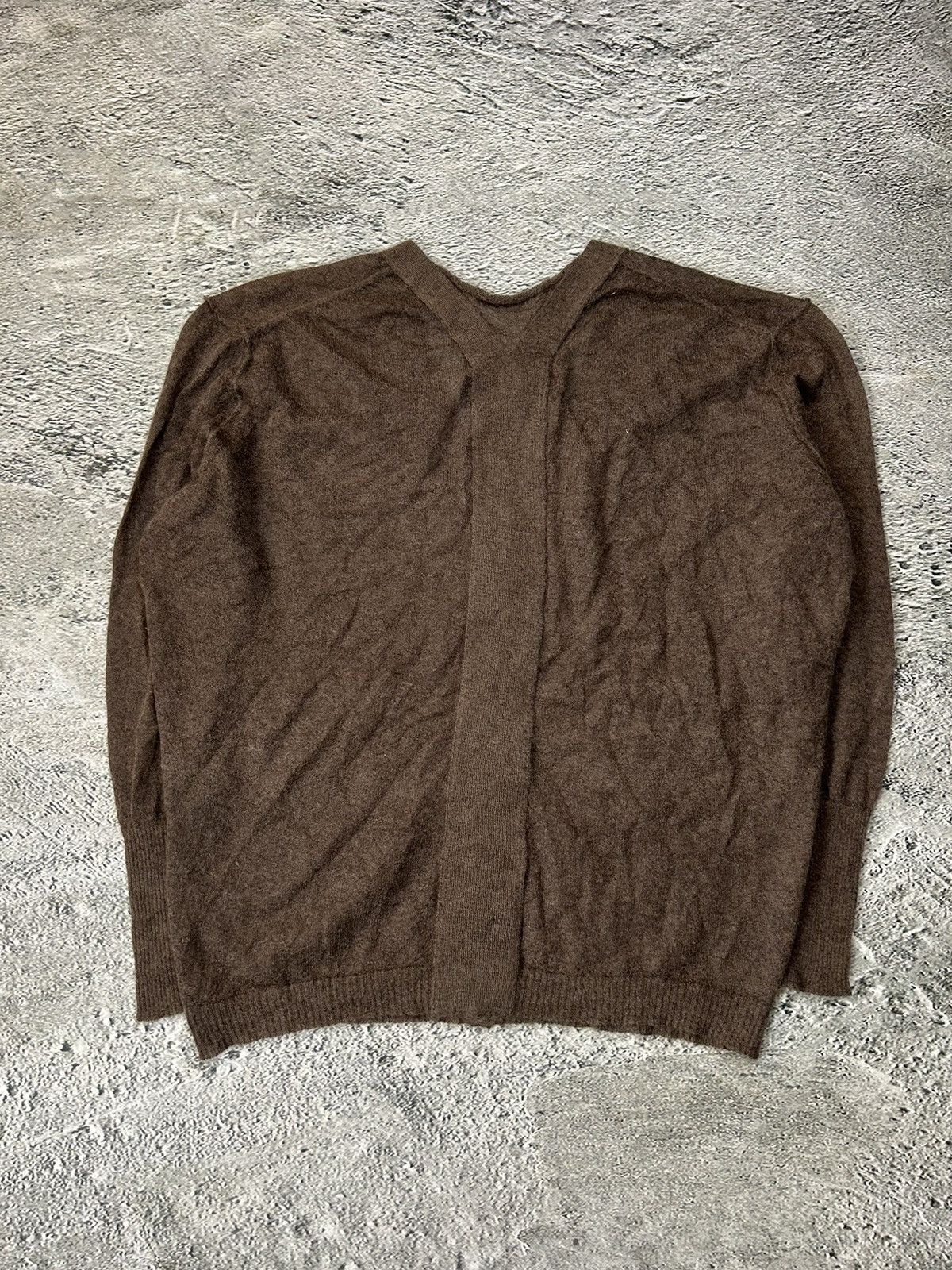 Isabel Benenato Isabel Benenato cardigan mohair brown button up sweater AW18 Size US L / EU 52-54 / 3 - 8 Thumbnail