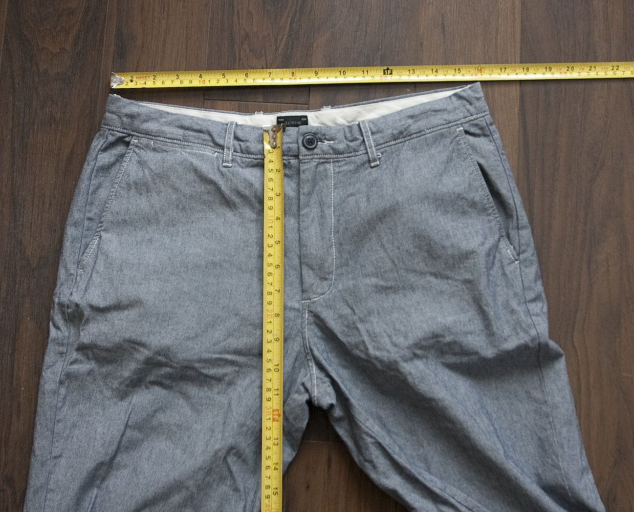 J.Crew J. Crew Pants 770 Straight Size 32x30.5 Stretch Gray/ Blue Size US 32 / EU 48 - 4 Thumbnail
