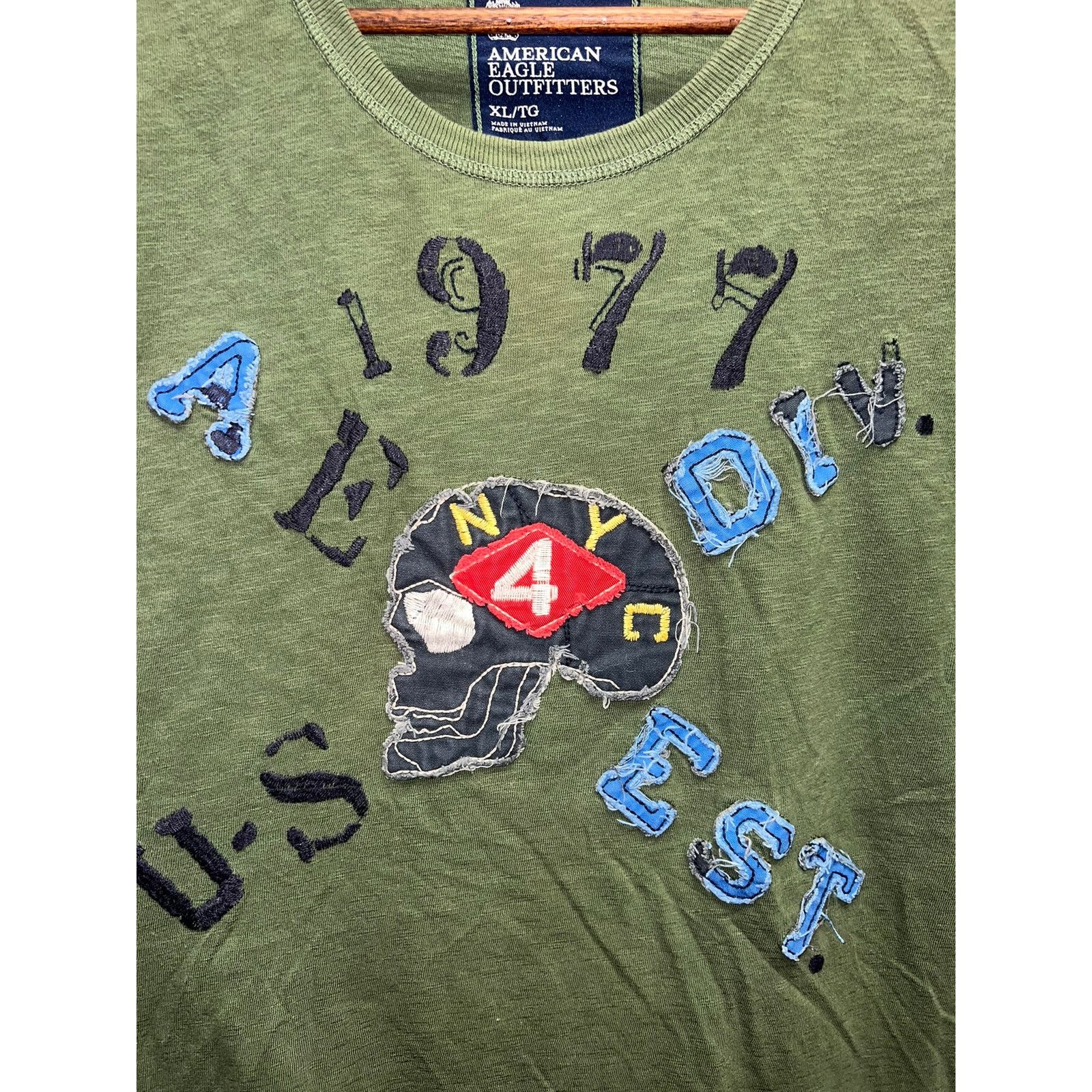 American Eagle Outfitters American Eagle US Division Shirt United States NYC Tee Y2K L Size US L / EU 52-54 / 3 - 2 Thumbnail
